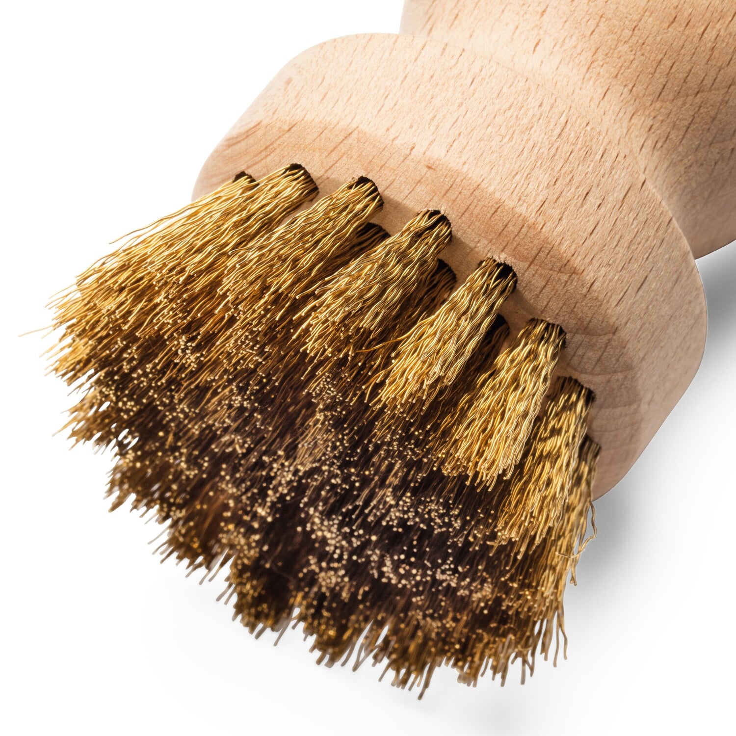 Pot brush brass wire