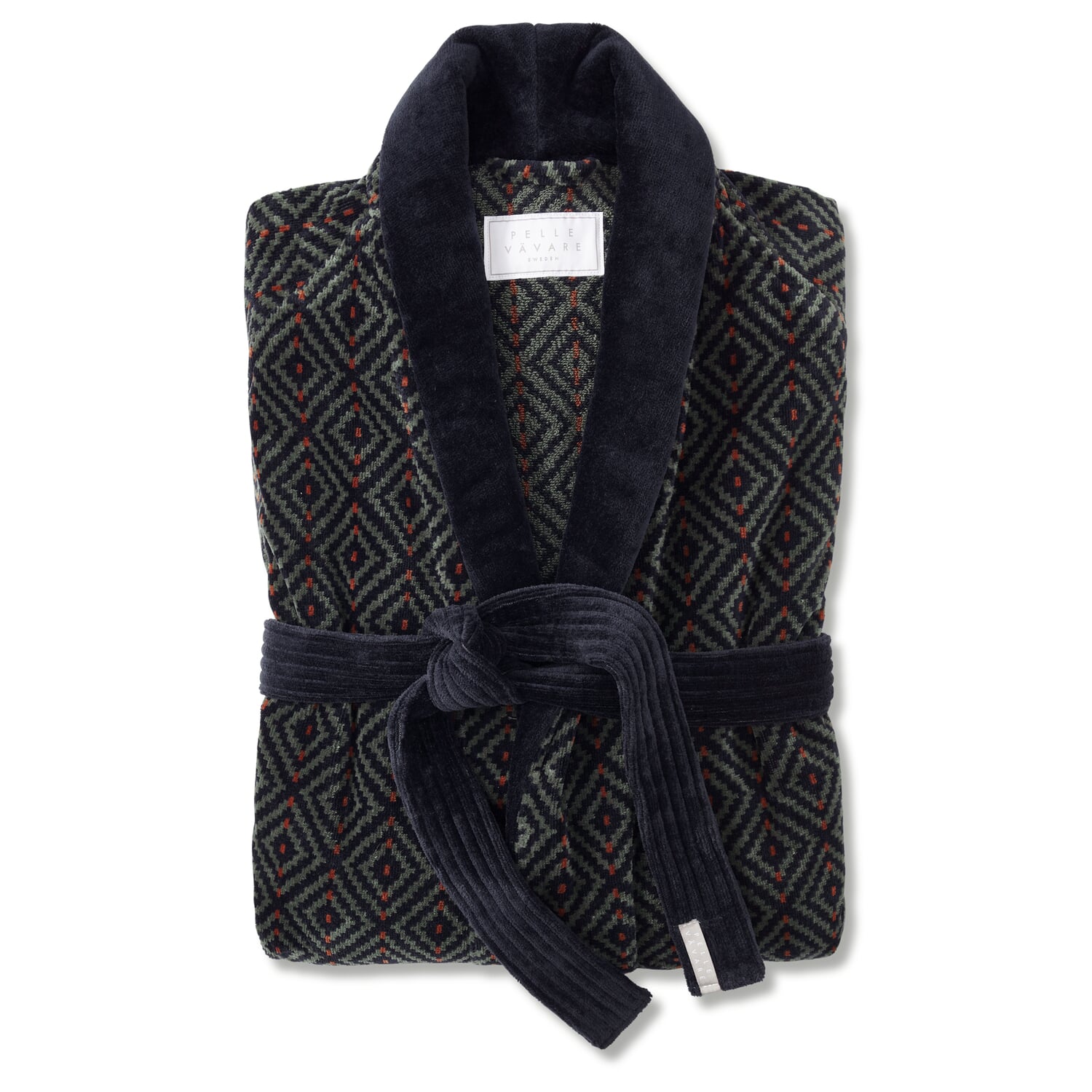 House and bathrobe diamond pattern