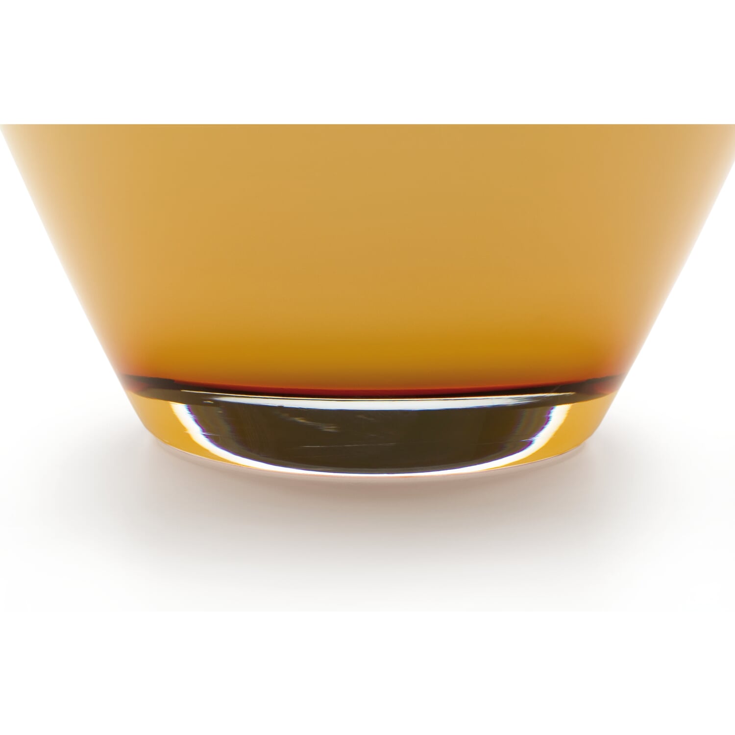 Vase resin crystal honey yellow