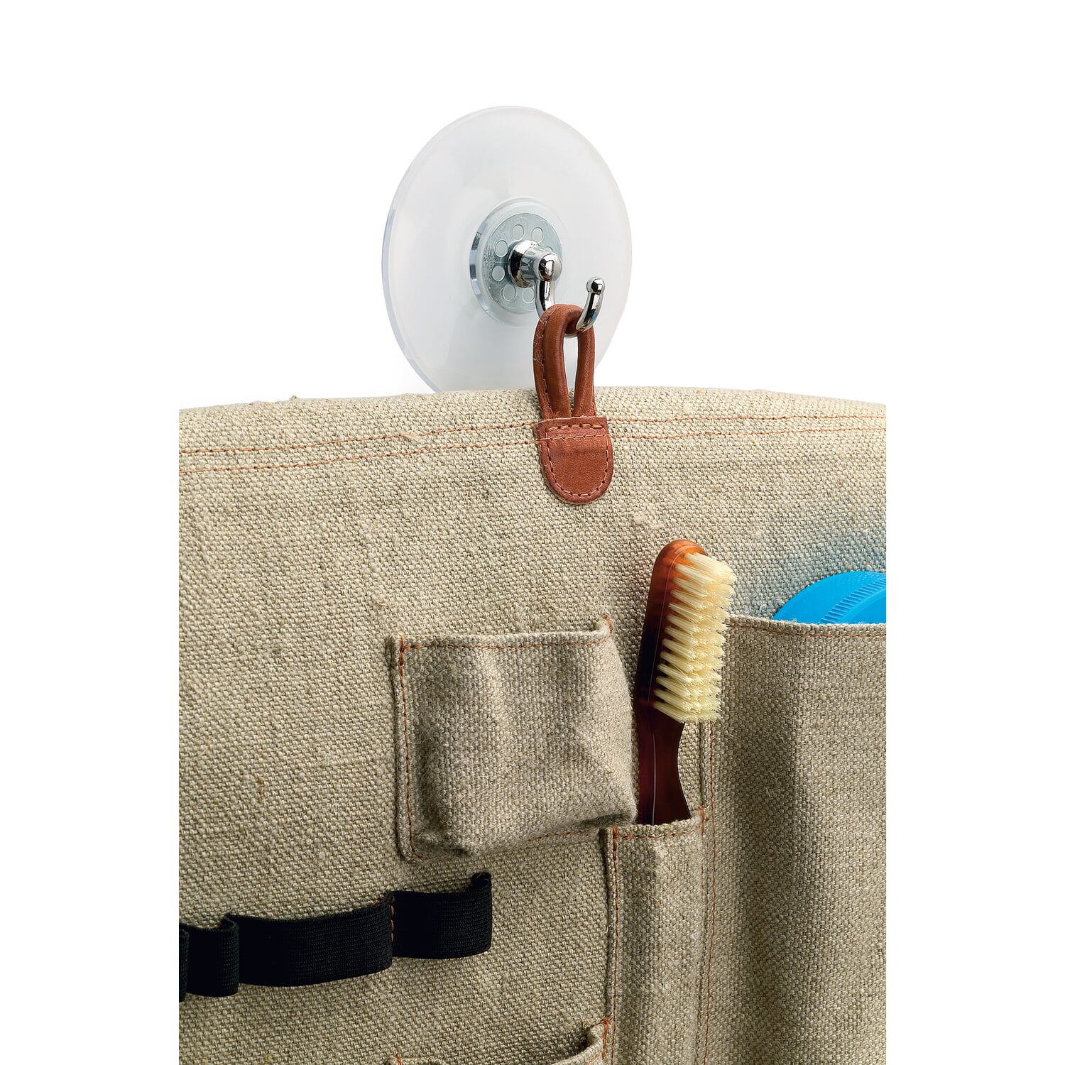 Suction cup with zamak hook chrome plated