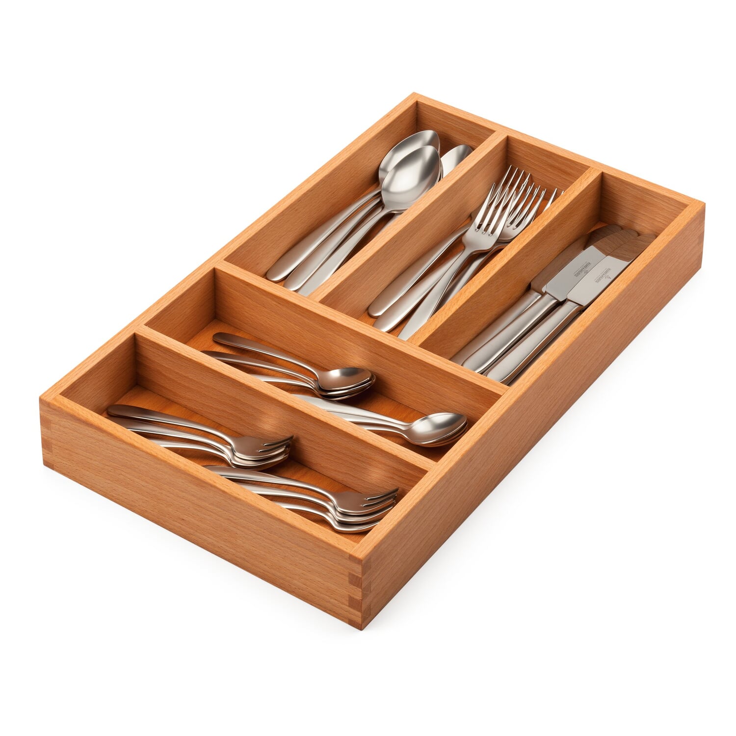 Cutlery tray beech wood