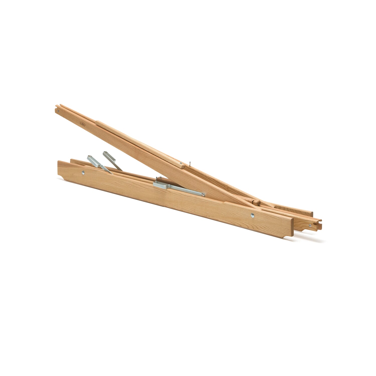 Folding hammock stand ash wood natural