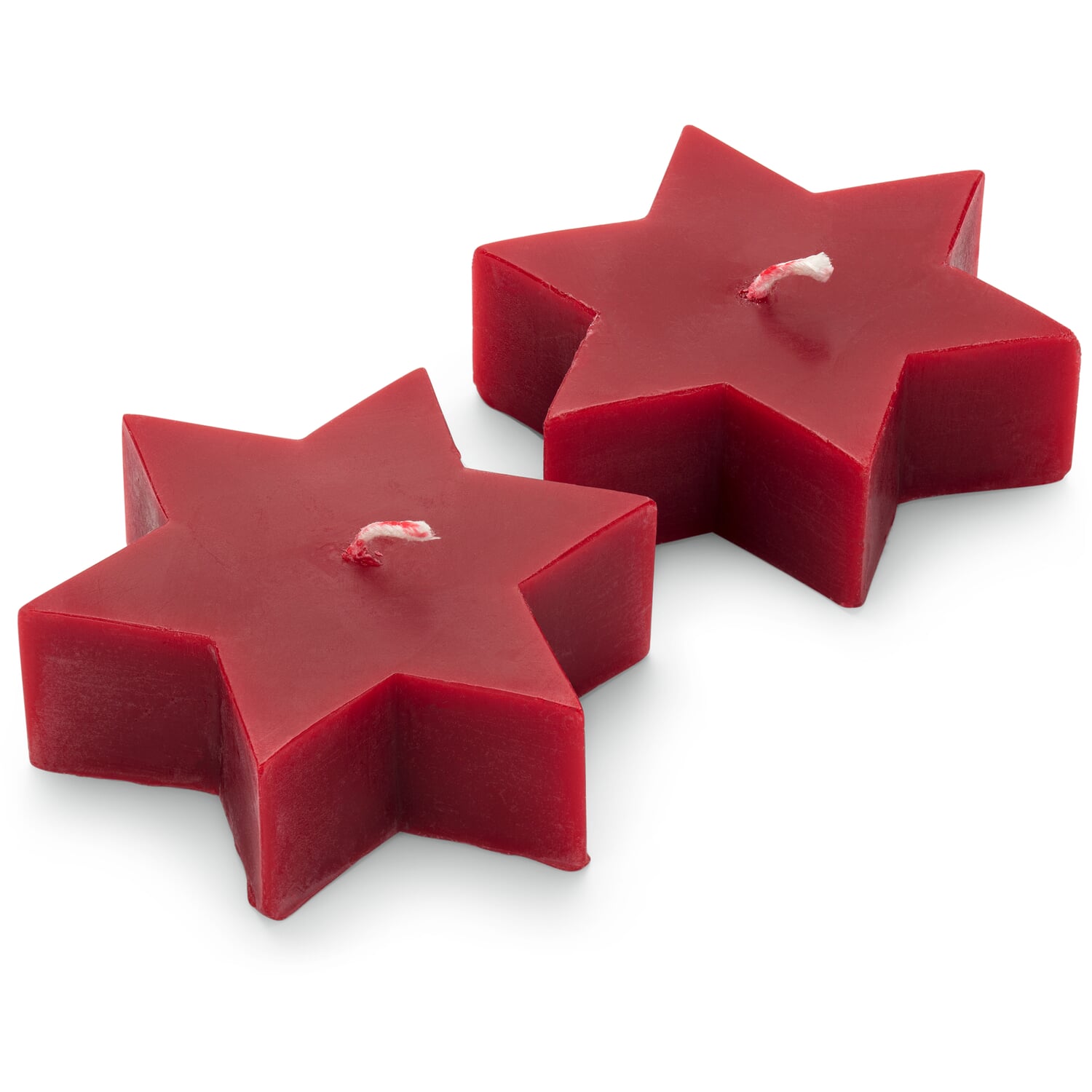 Beeswax tea lights star