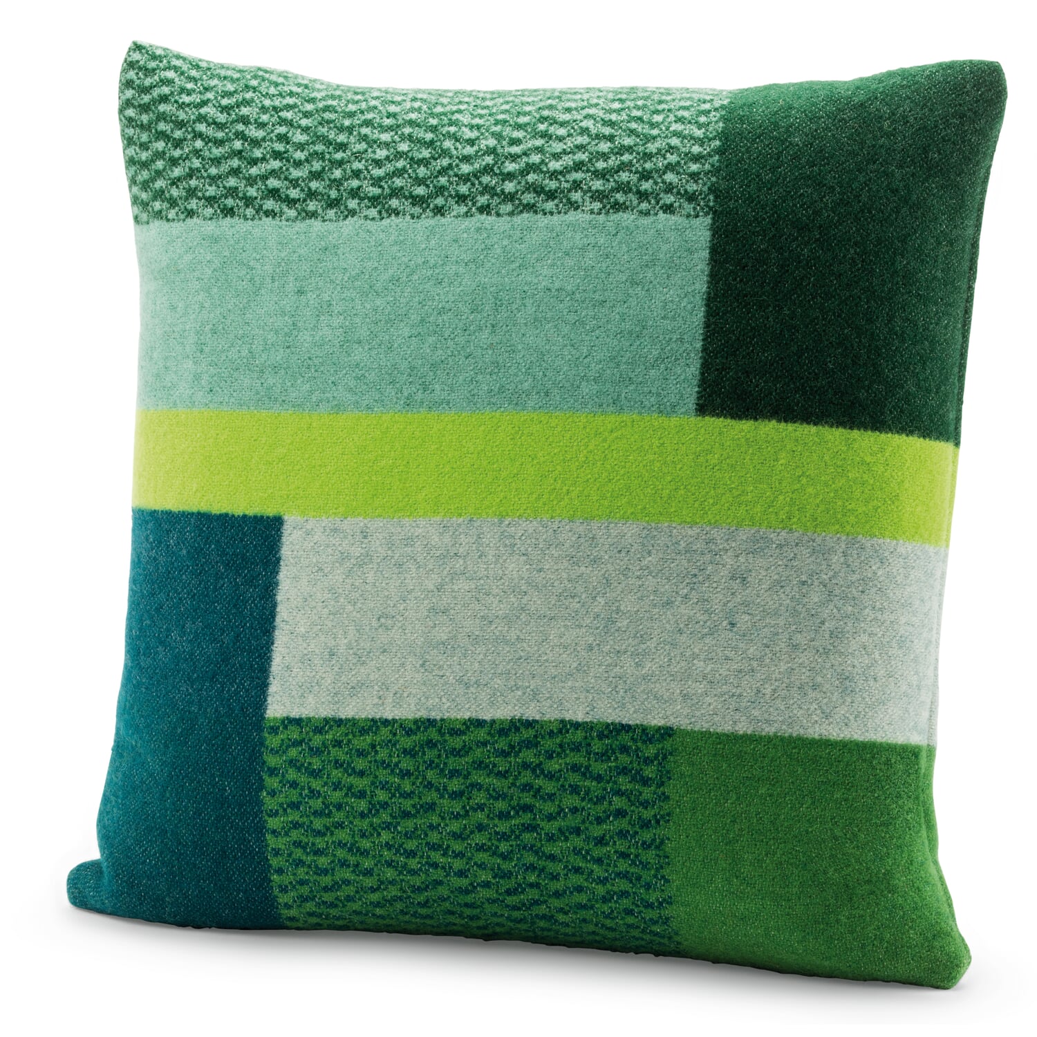 Lambswool pillowcase Bauhaus style