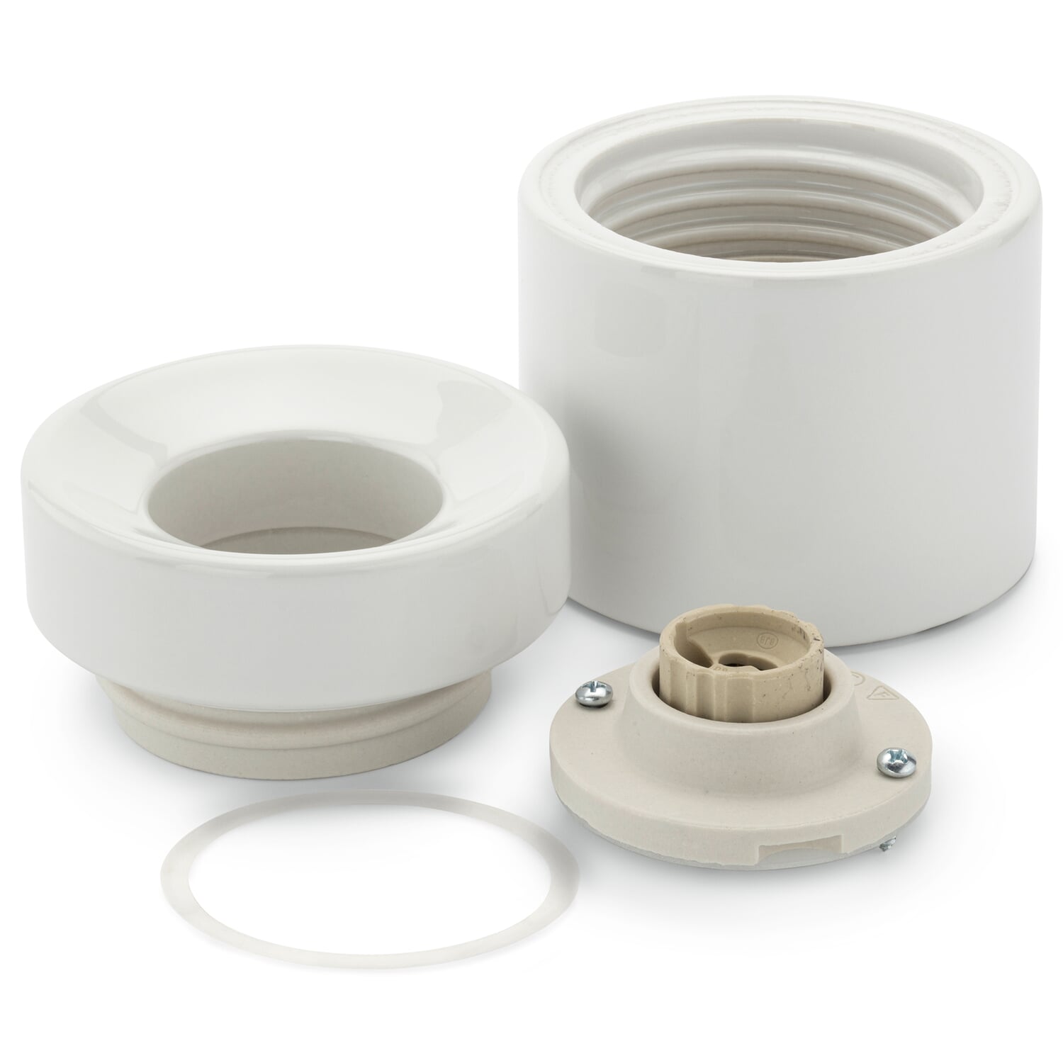 Surface-mounted spotlight porcelain