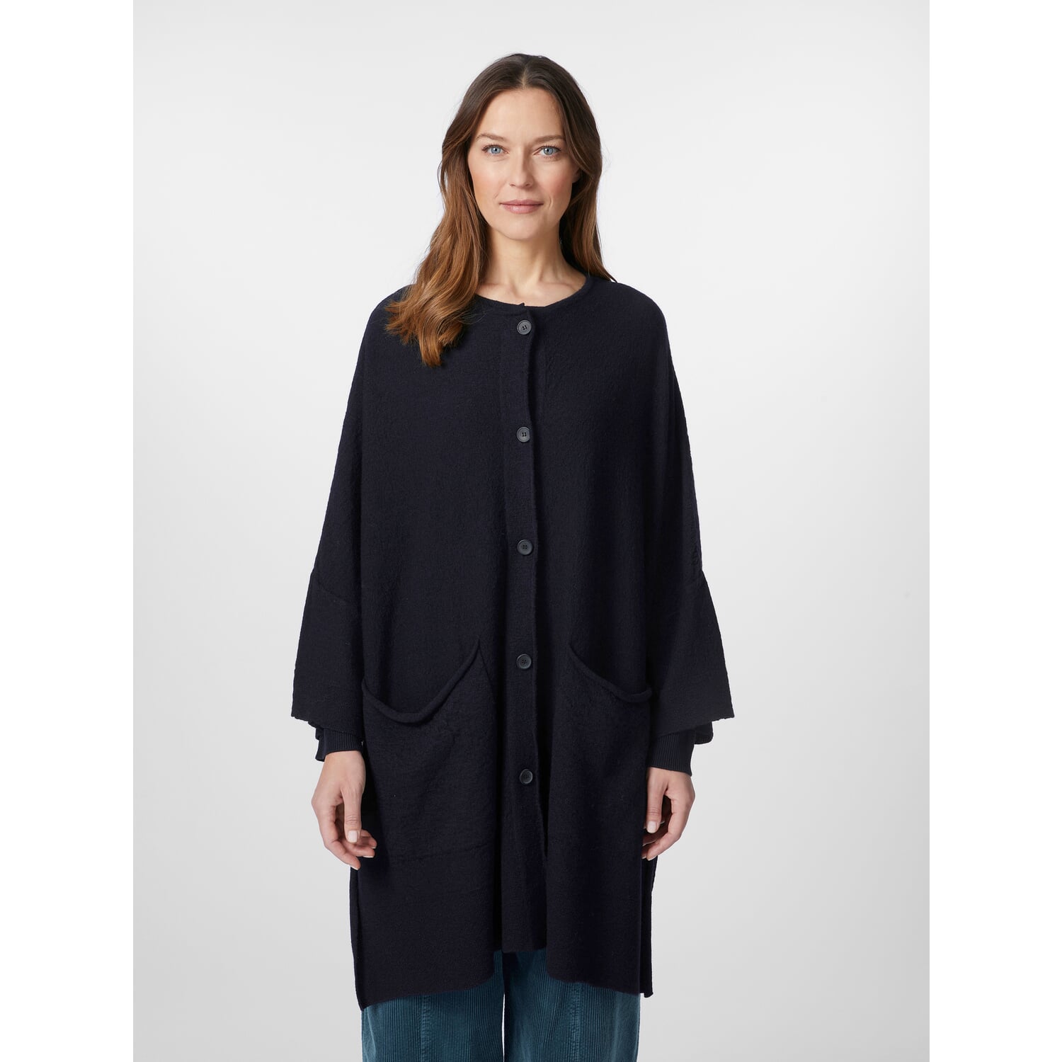 Ladies' oversized long jacket