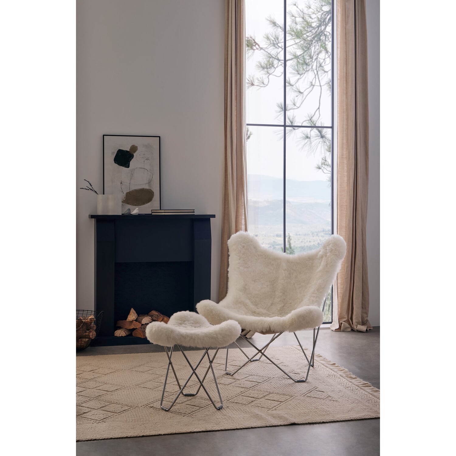 Stool Mariposa Icelandic sheep