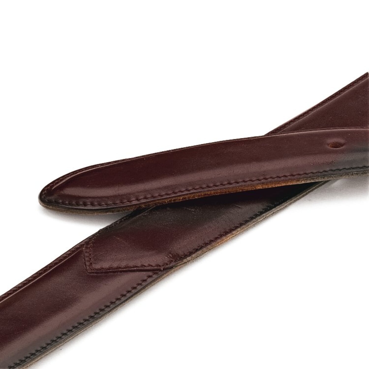 Men belt horse leather narrower shape