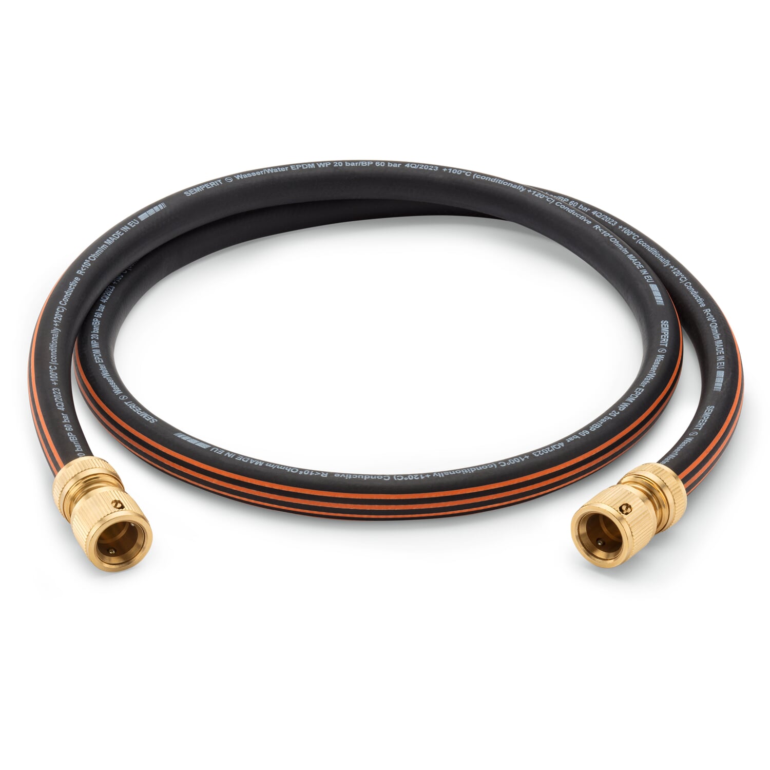 Water tap connection for hose reel