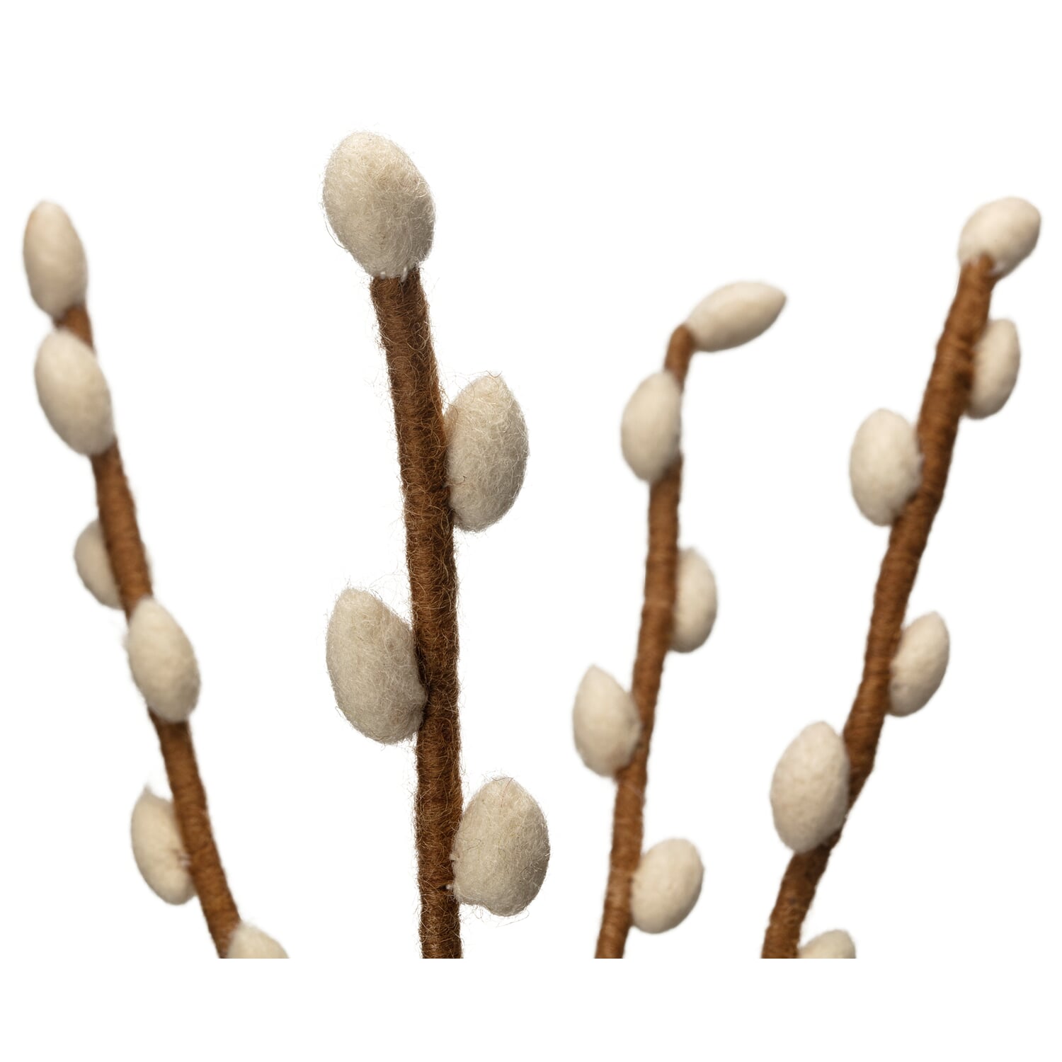 Willow catkin branch felt