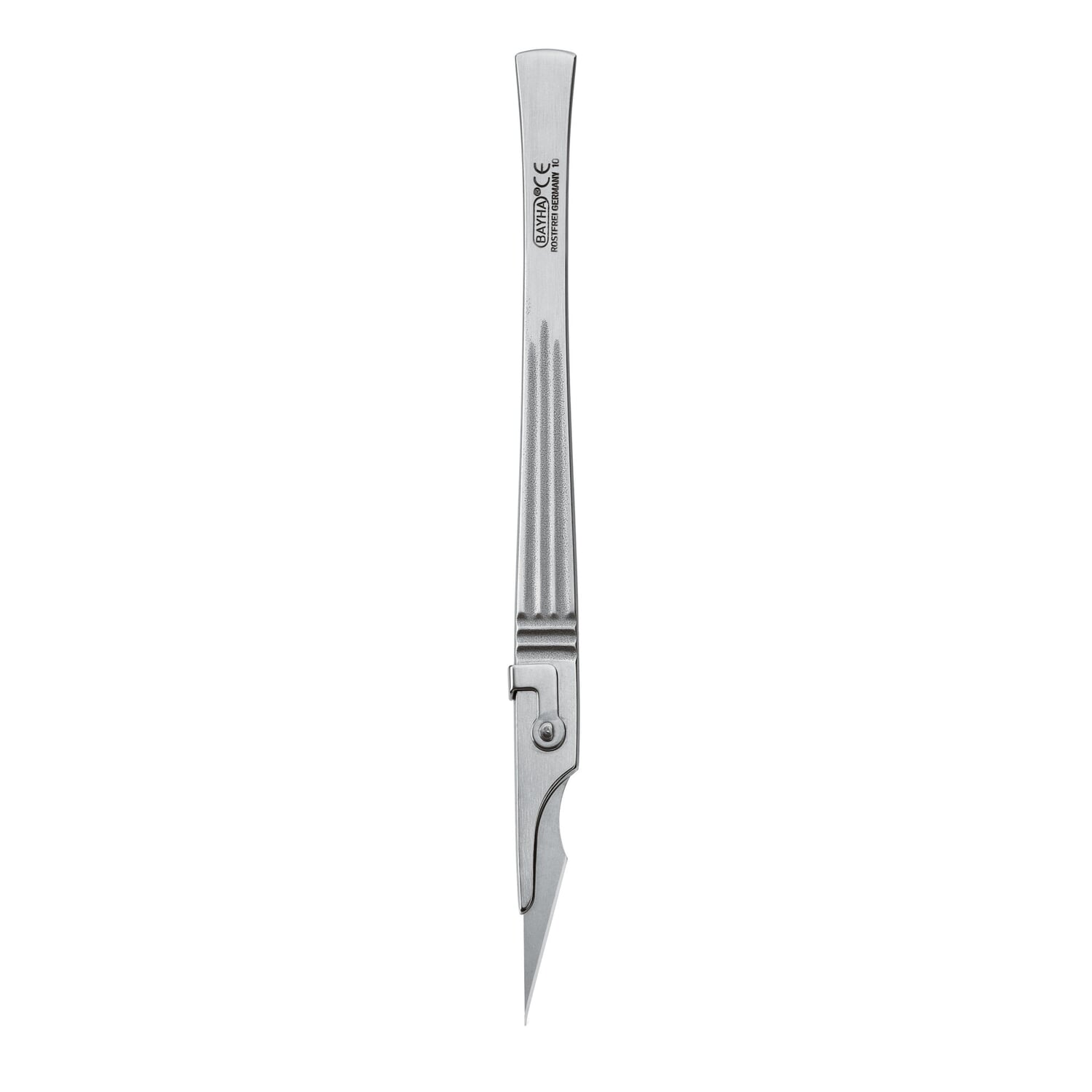 Scalpel handle stainless steel long handle