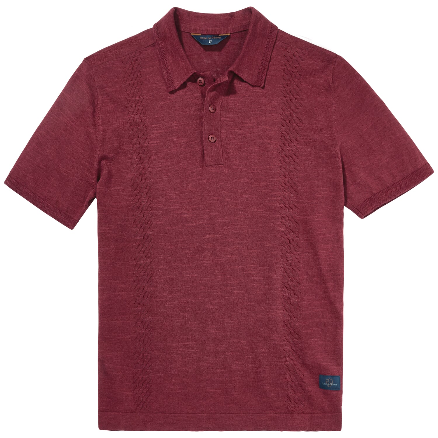 Mens polo shirt with pattern