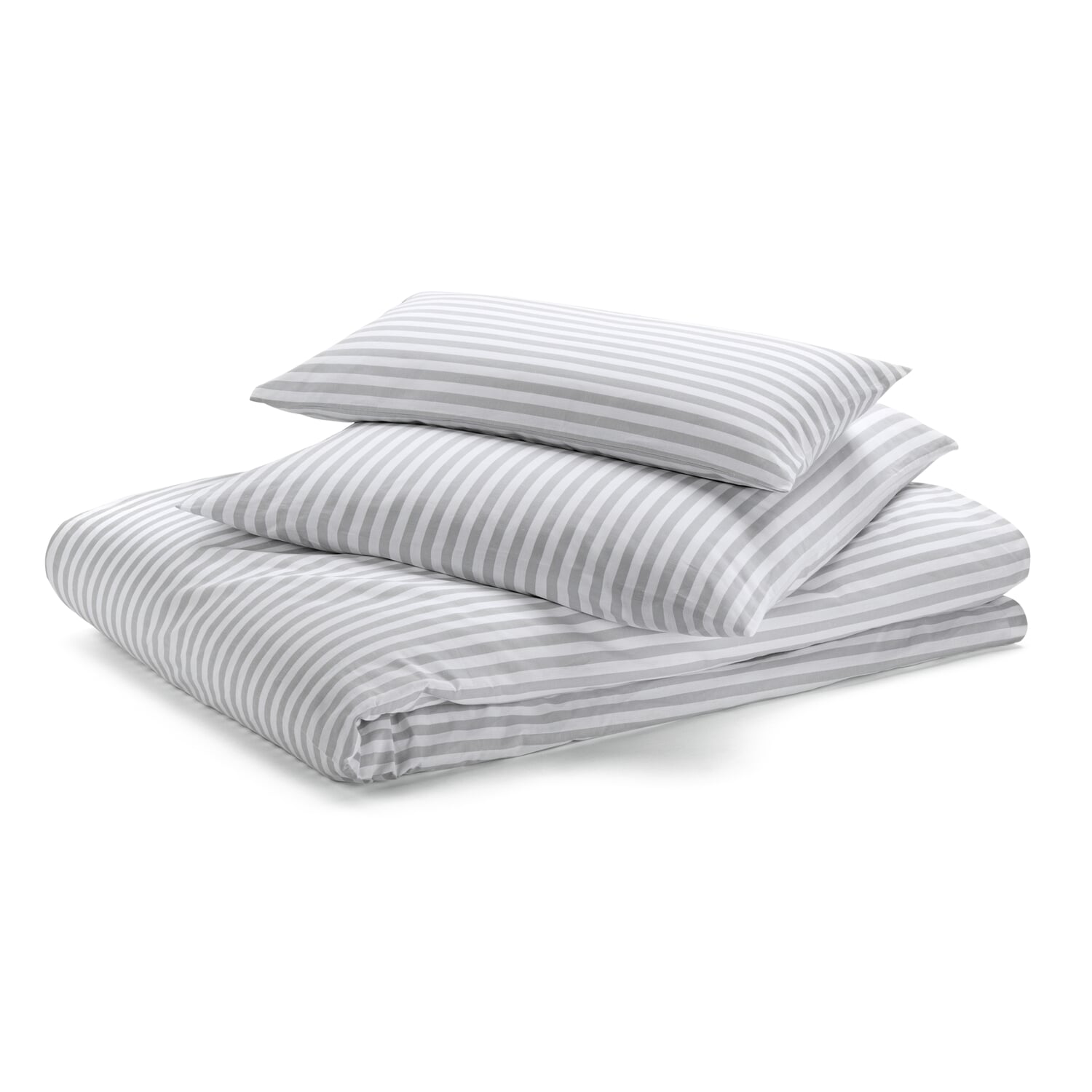 Pillowcase half linen striped