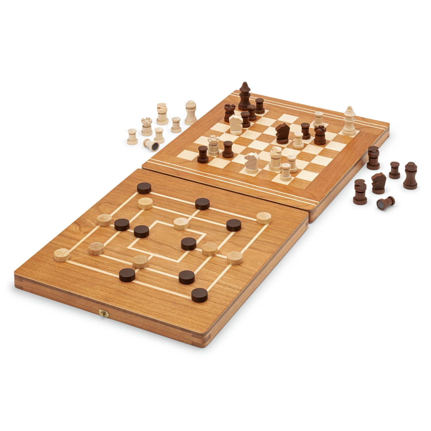 Travel game collection wood