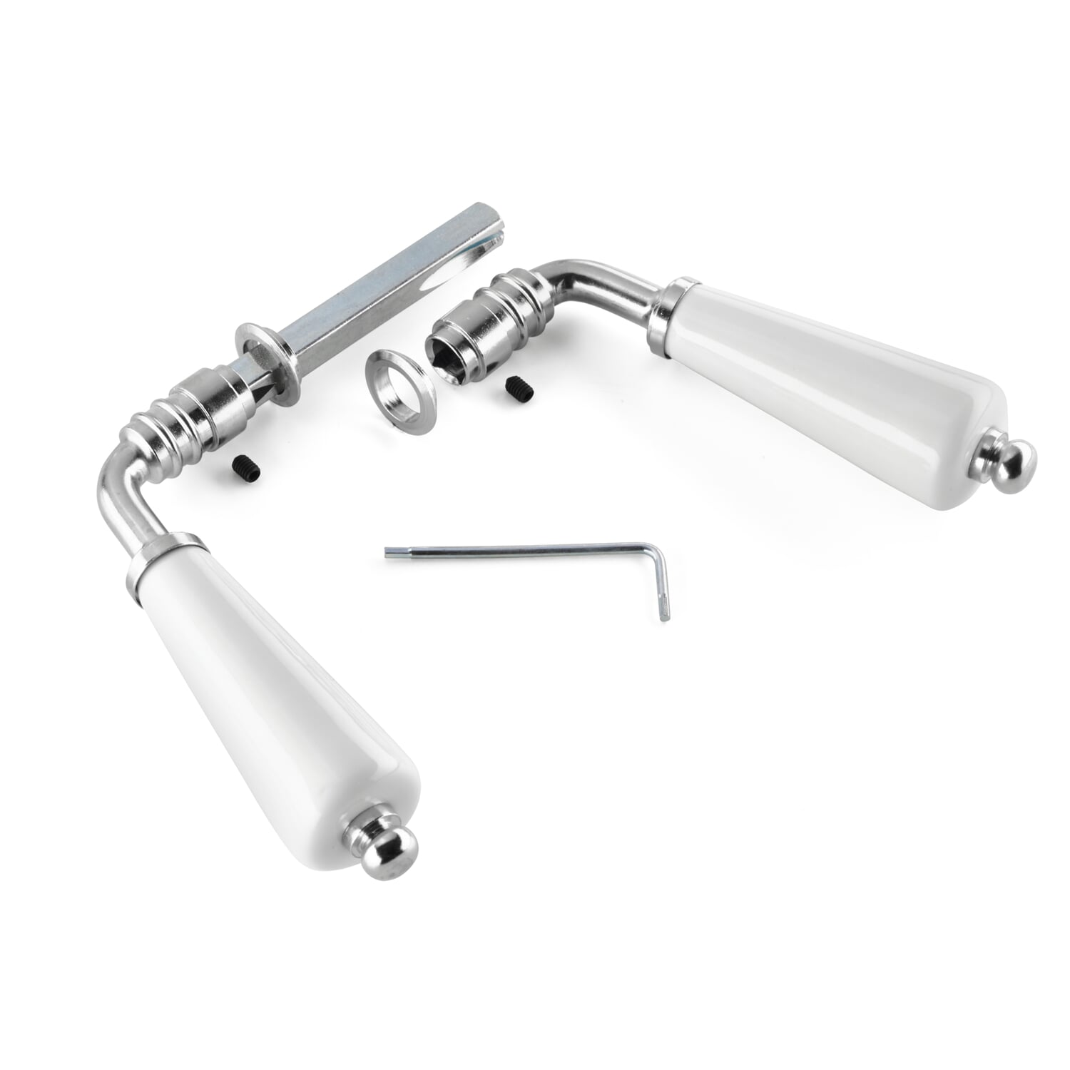 Door handle porcelain