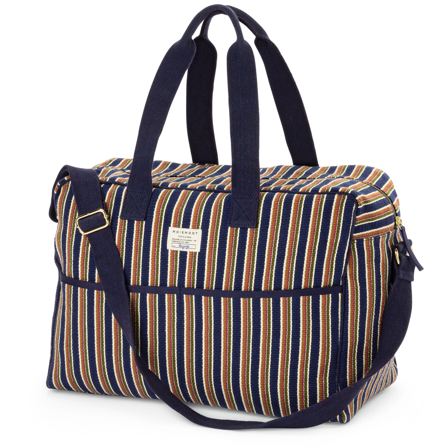 Weekender N&deg; 48 striped, blue-green