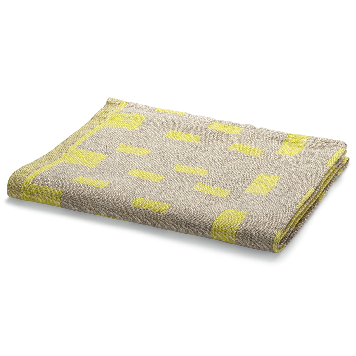Tea towel linen diced