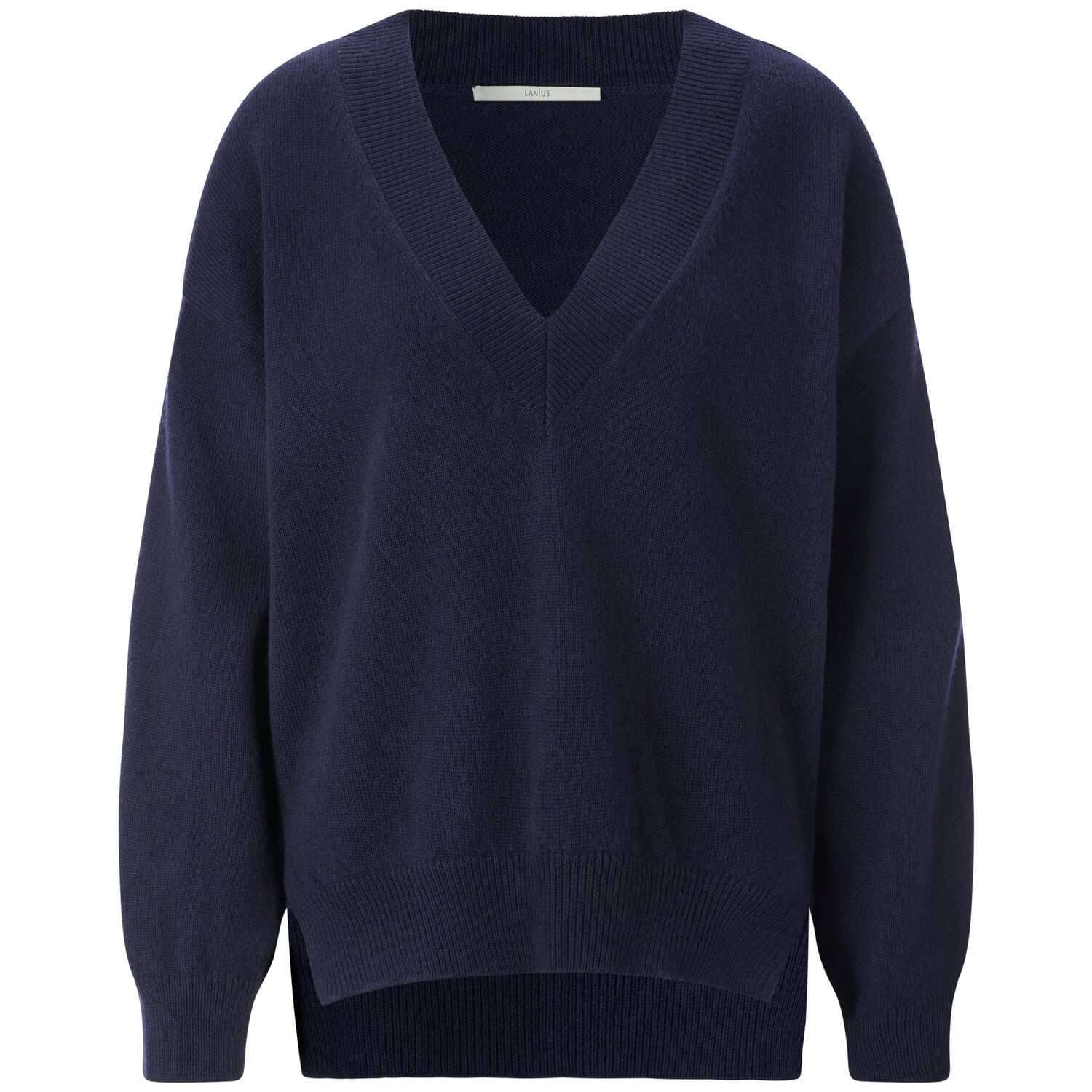 Women's knitted V-neck sweater