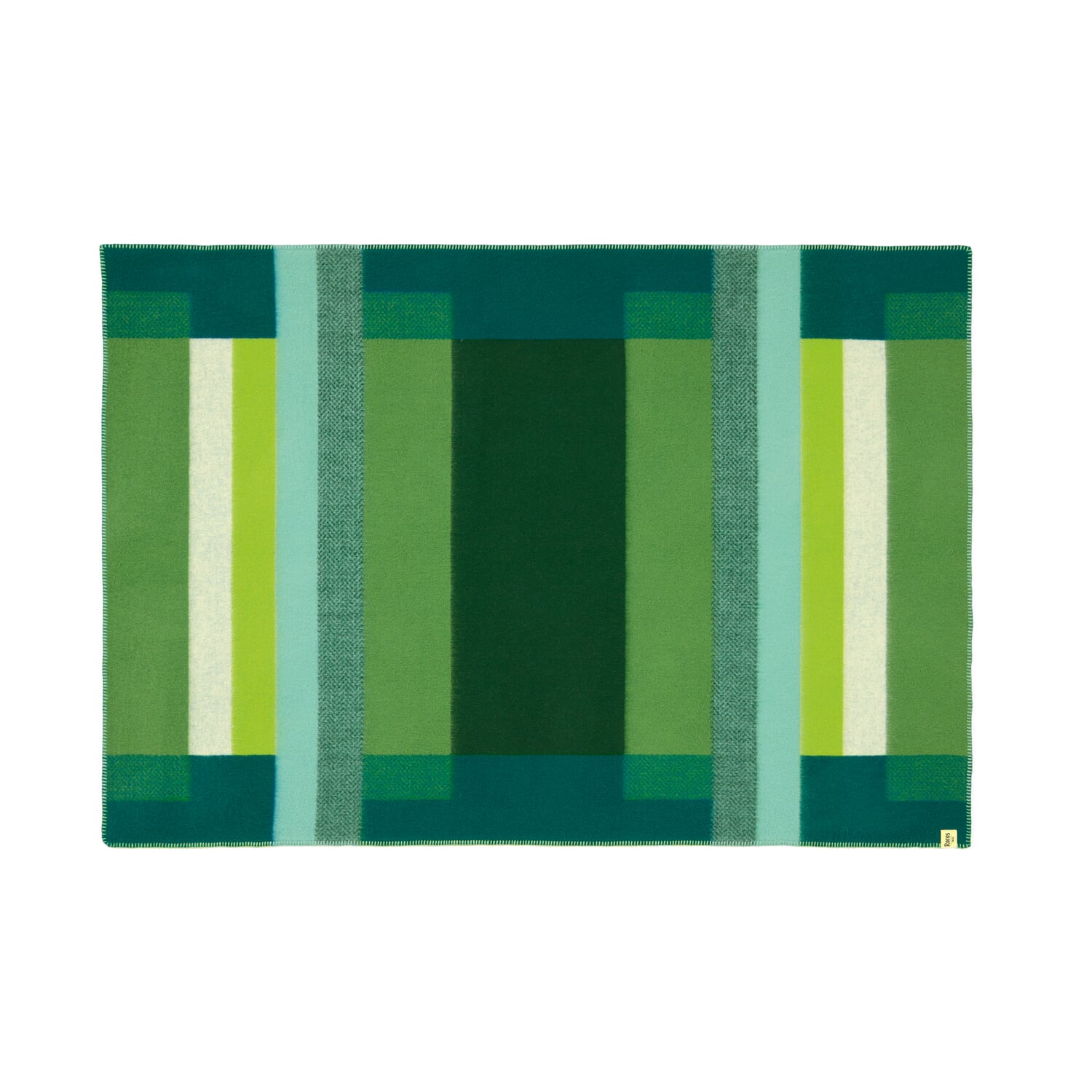 Lambswool blanket Bauhaus style