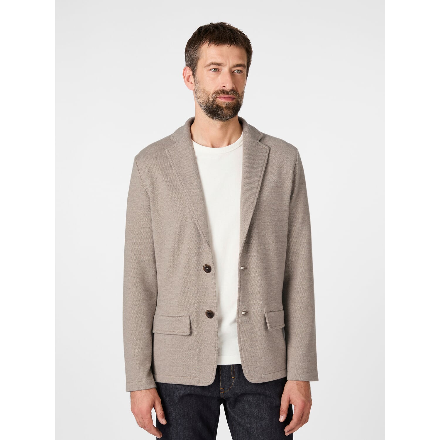 Men's knitted jacket