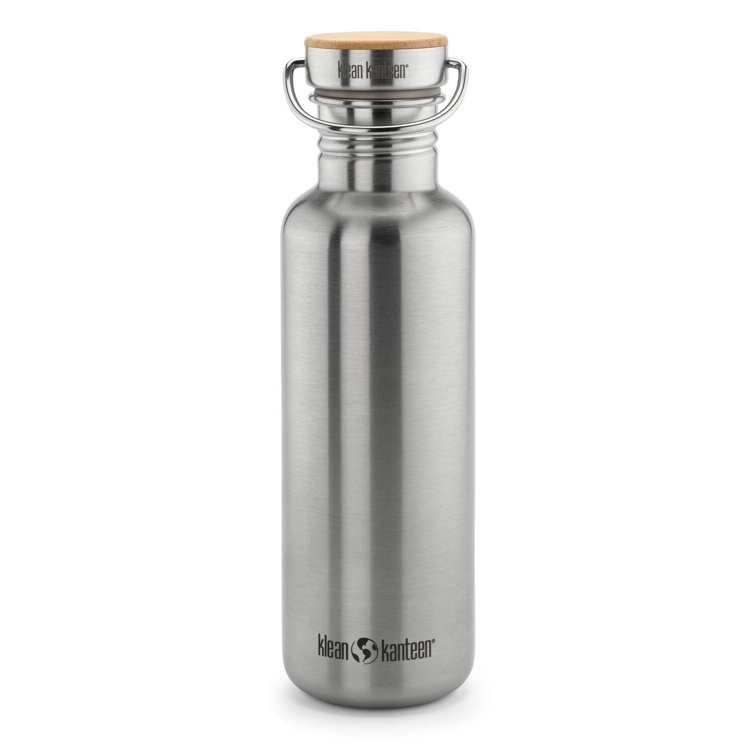 Drinking bottle stainless steel matt