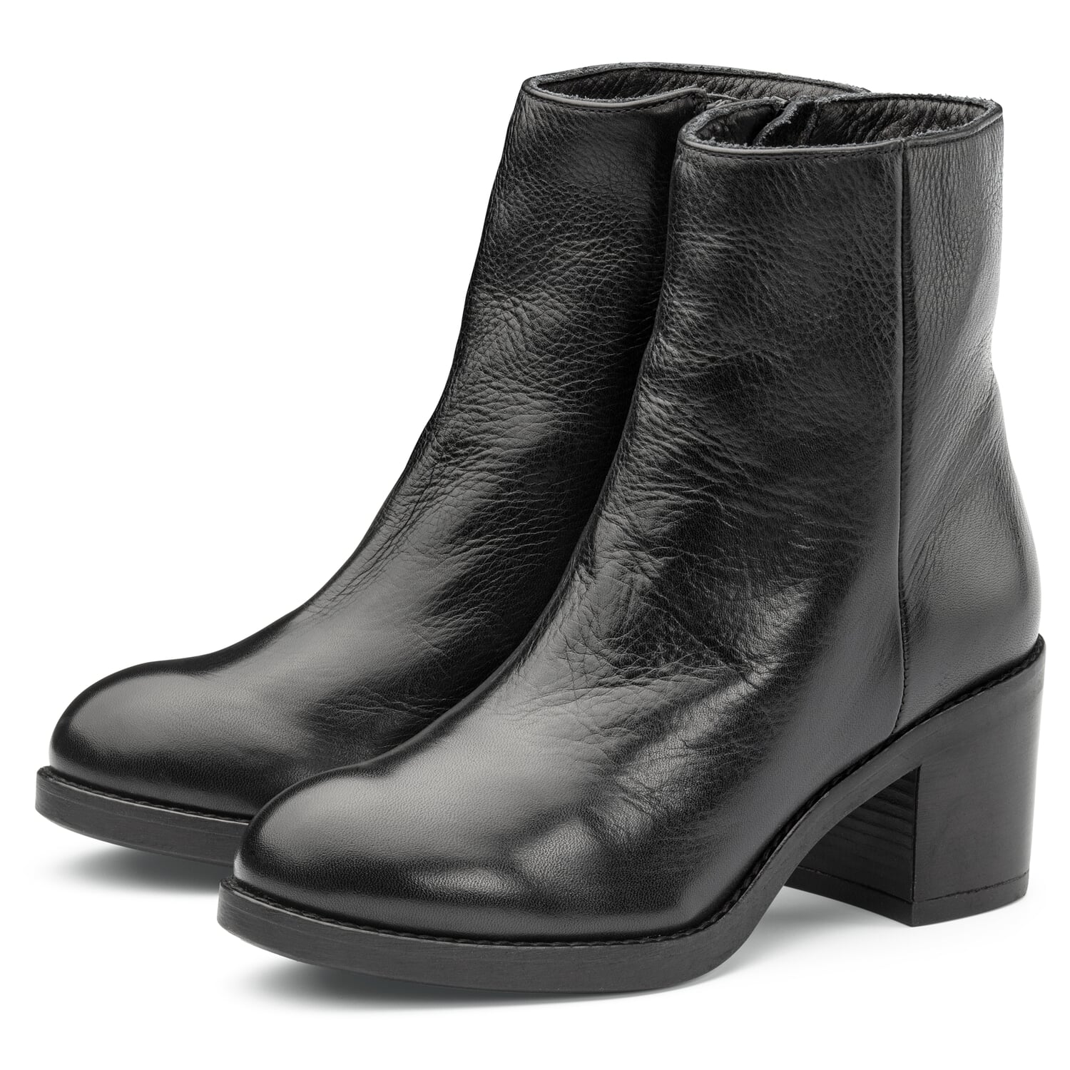 Ladies ankle boot cowhide