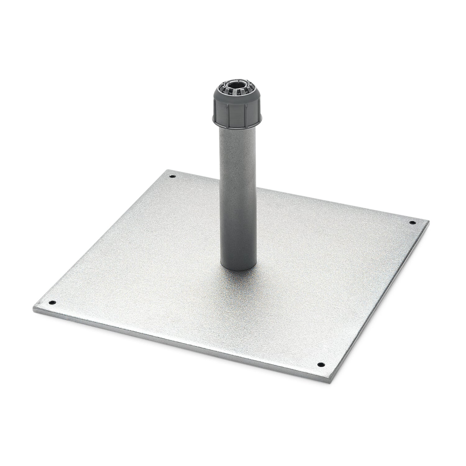 Parasol stand steel plate