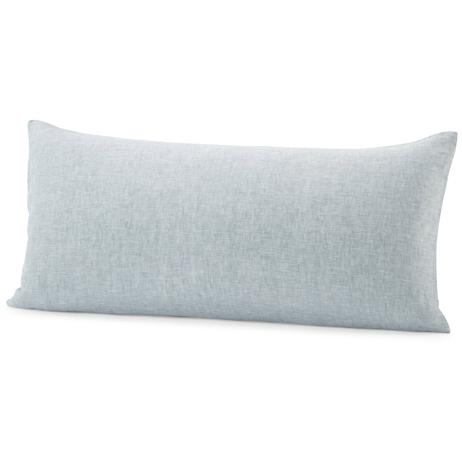 Reversible linen pillowcase