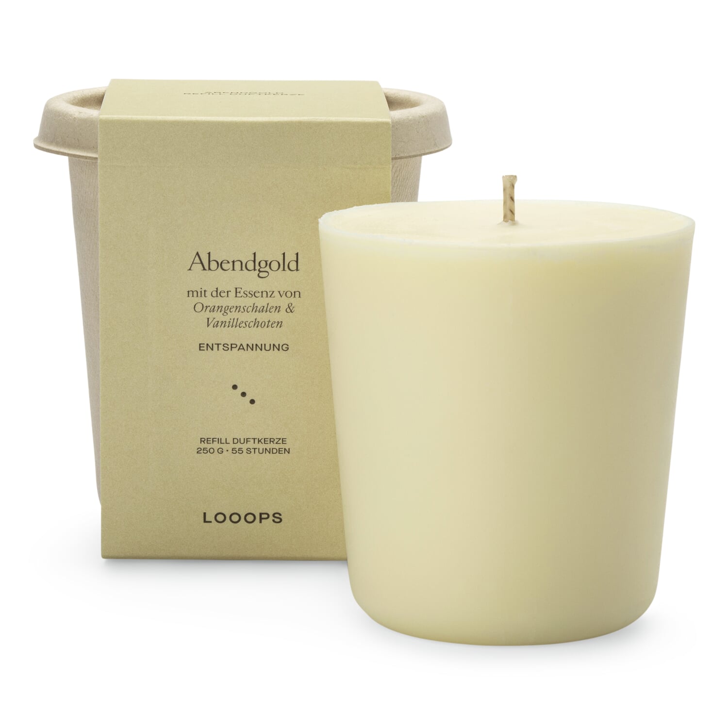 Looops refill scented candle