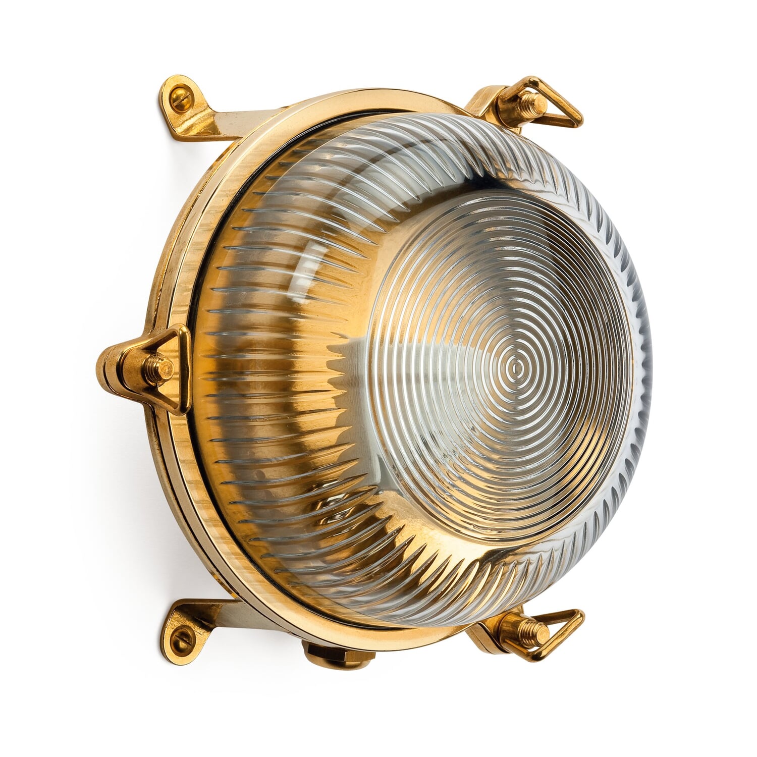 Wall and ceiling lamp brass casting round