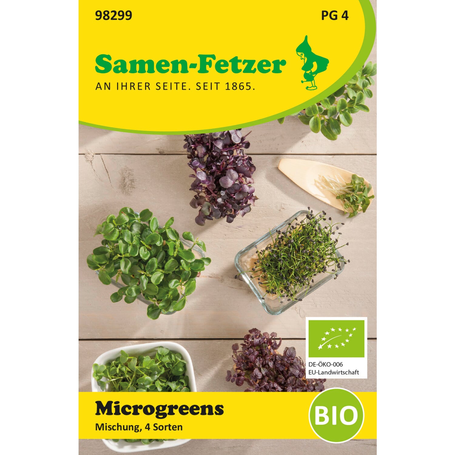 Organic seed microgreens