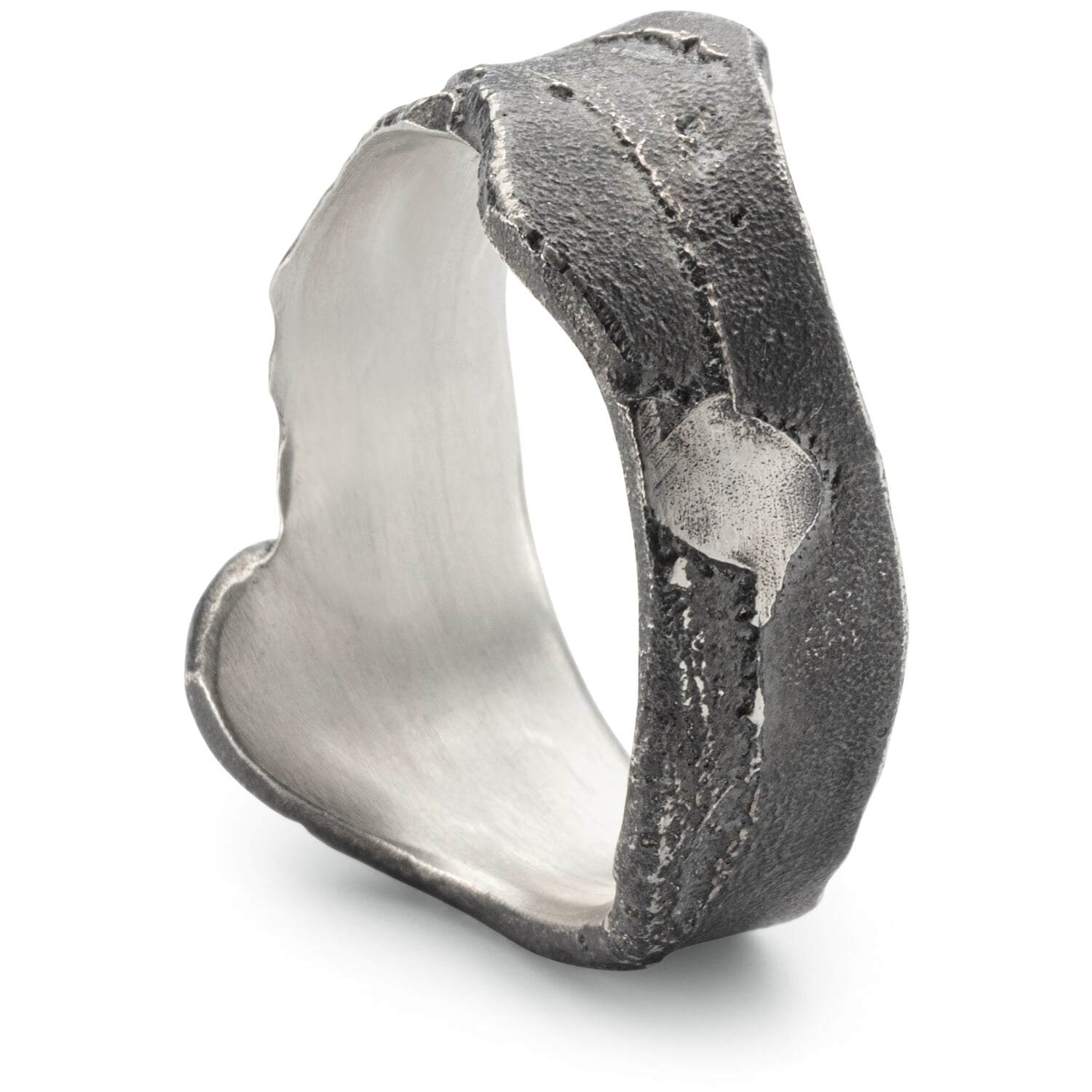 Men's ring sand cast oxide