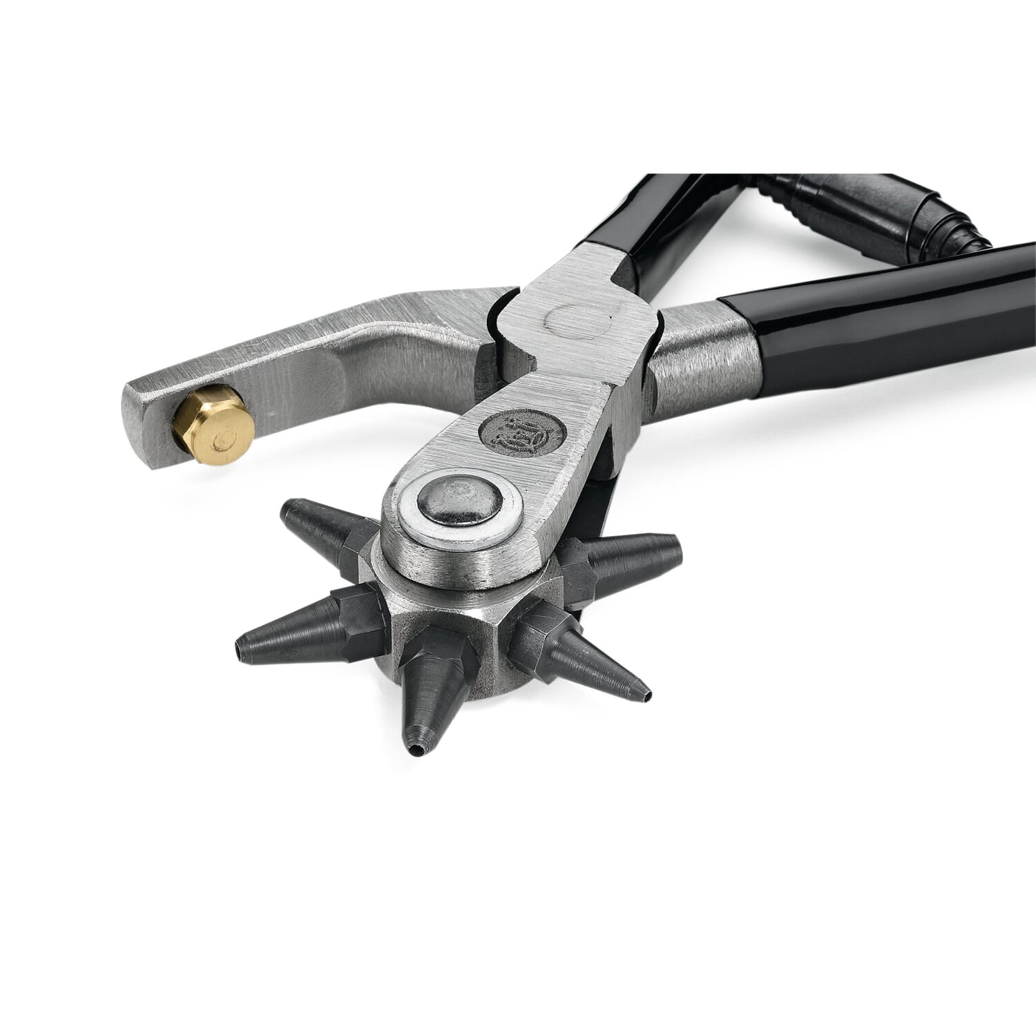 Revolving punch pliers steel