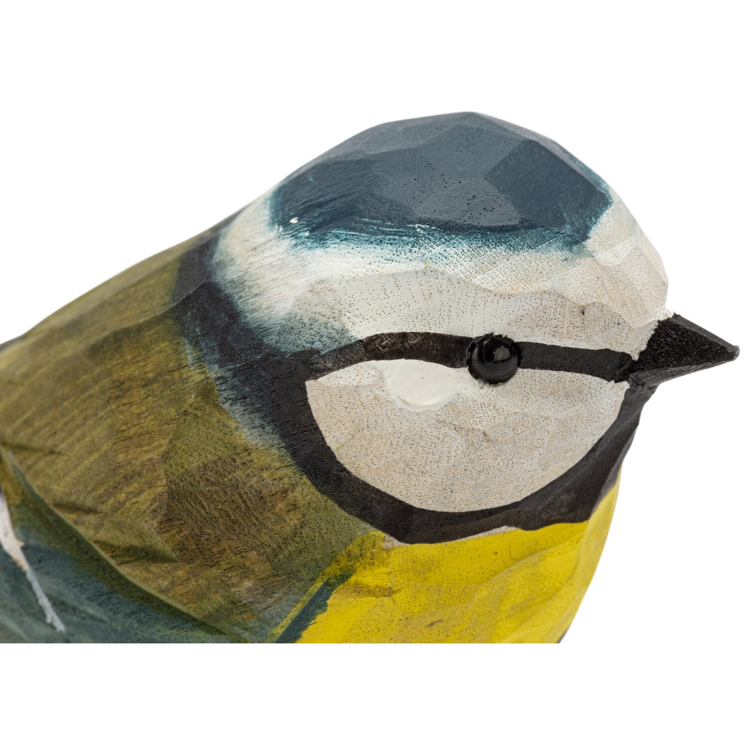 Blue tit lime wood hand-carved
