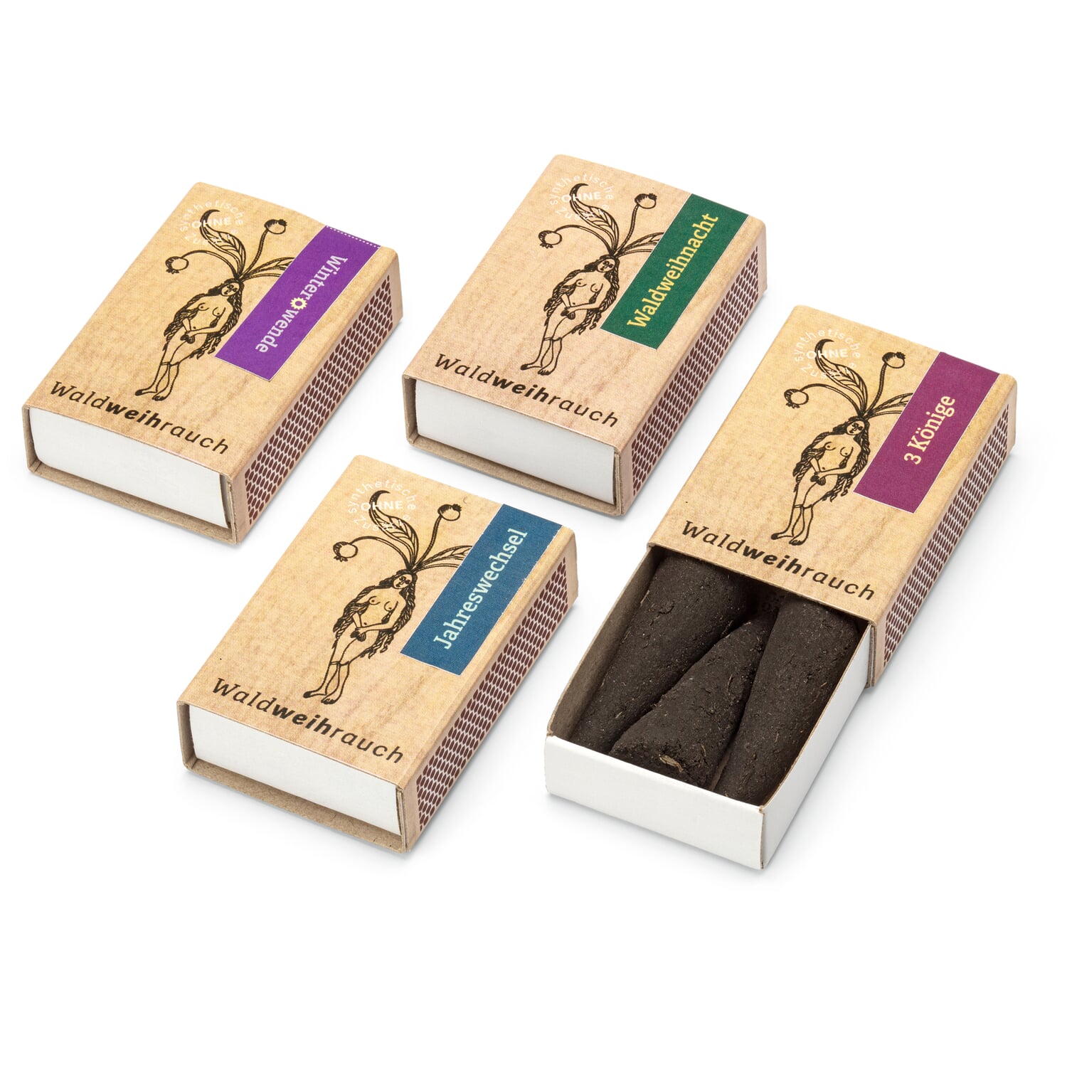 Traditional incense cones