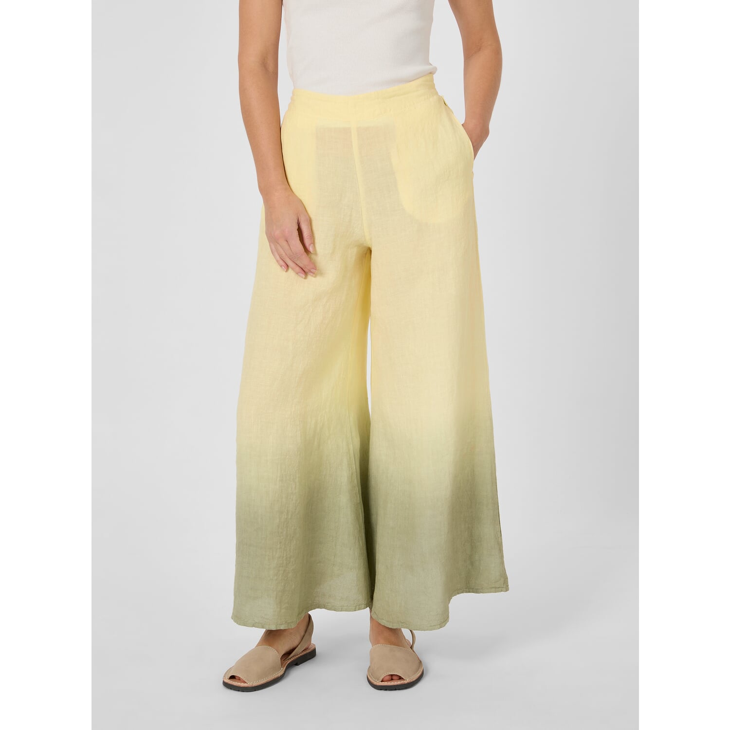 Women's pants linen batik