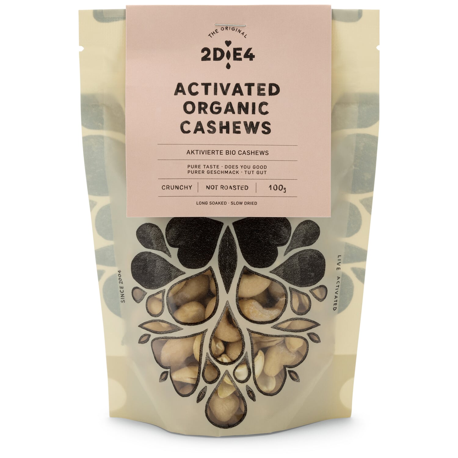 Organic cashews, activated