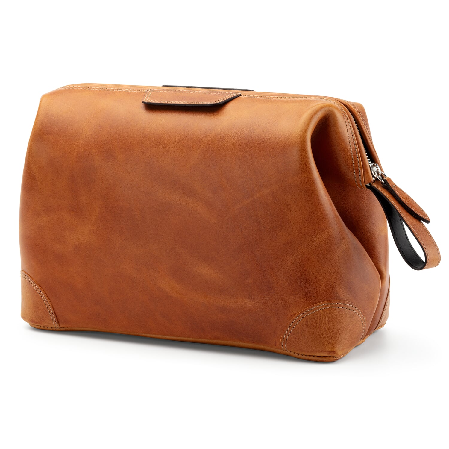 Toilet bag bull leather