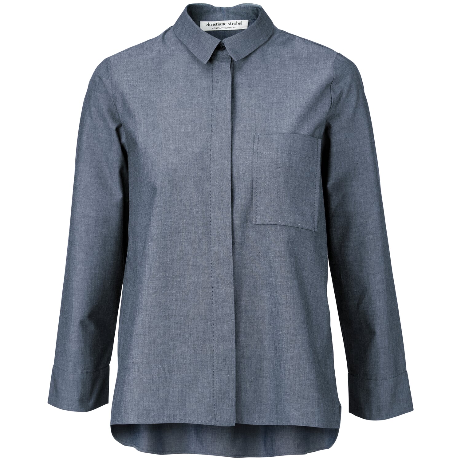 Ladies blouse chambray