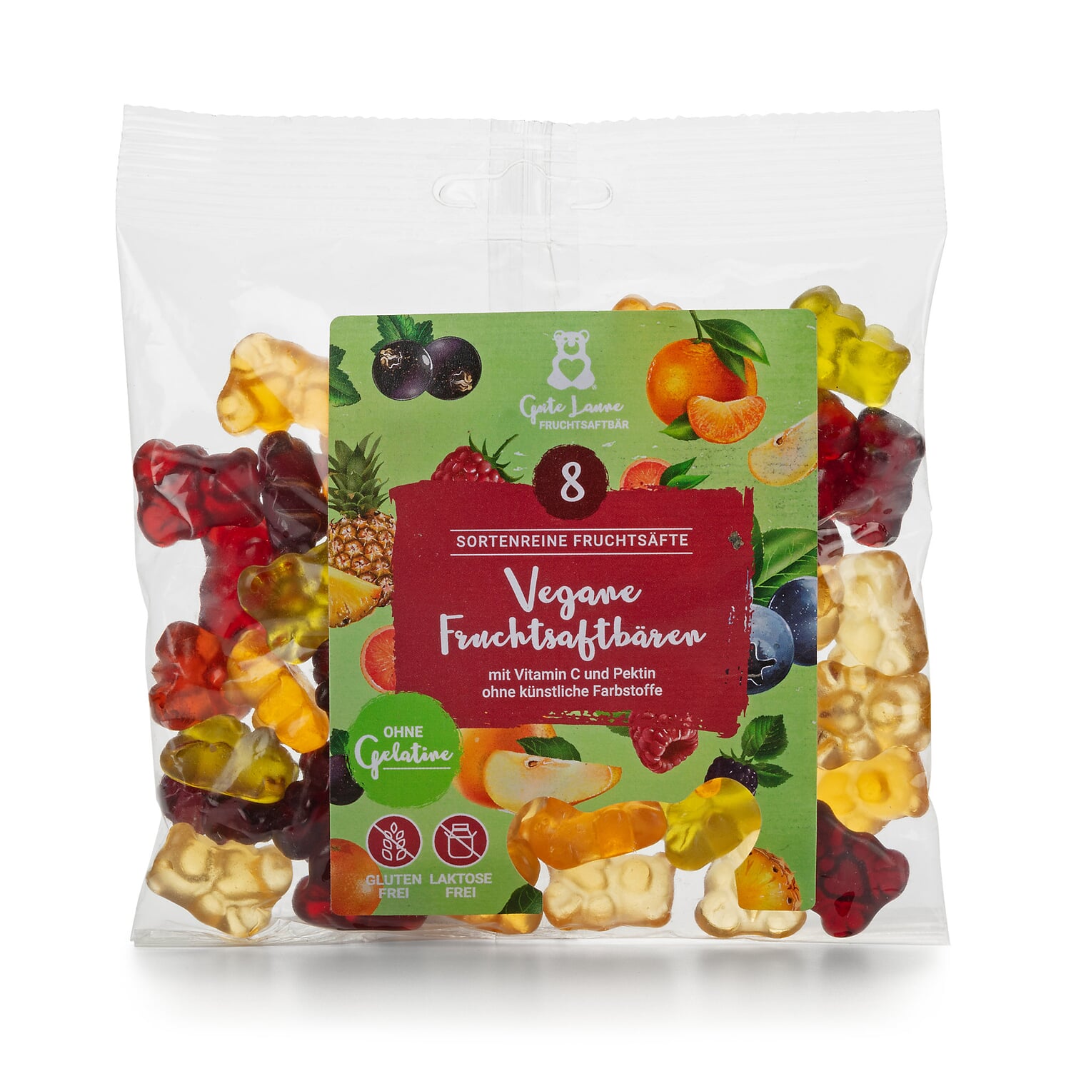 Vegan fruit juice bears