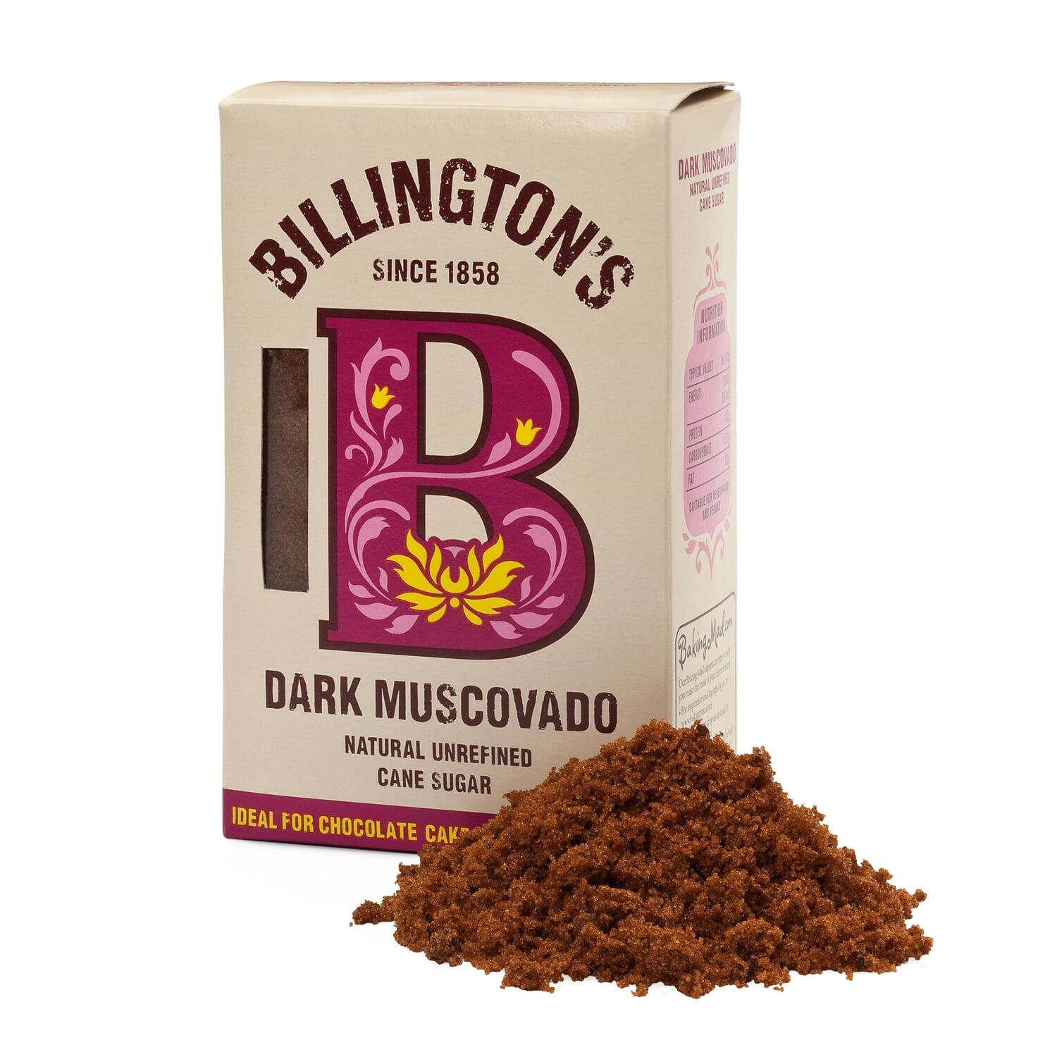 Cane sugar Muscovado dark