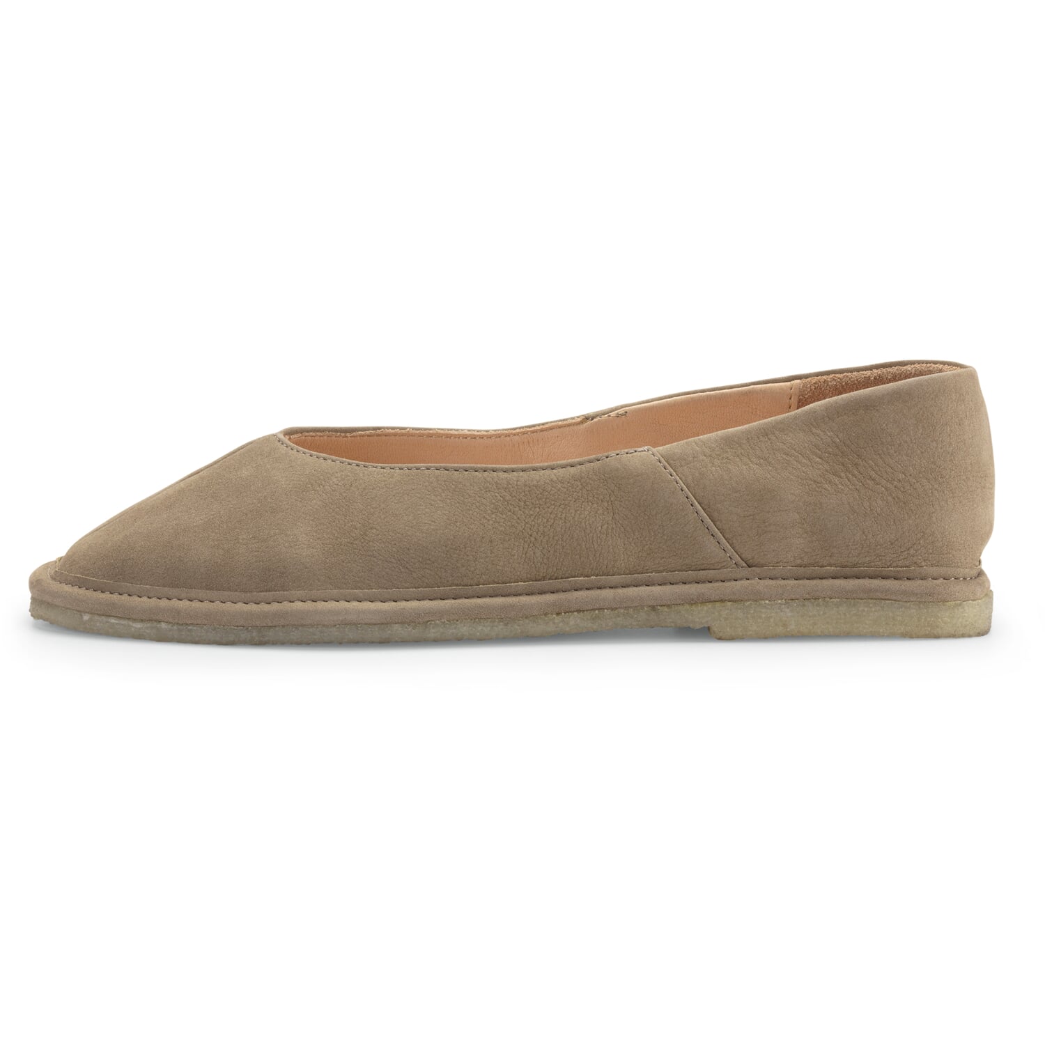 Suede ladies' slippers