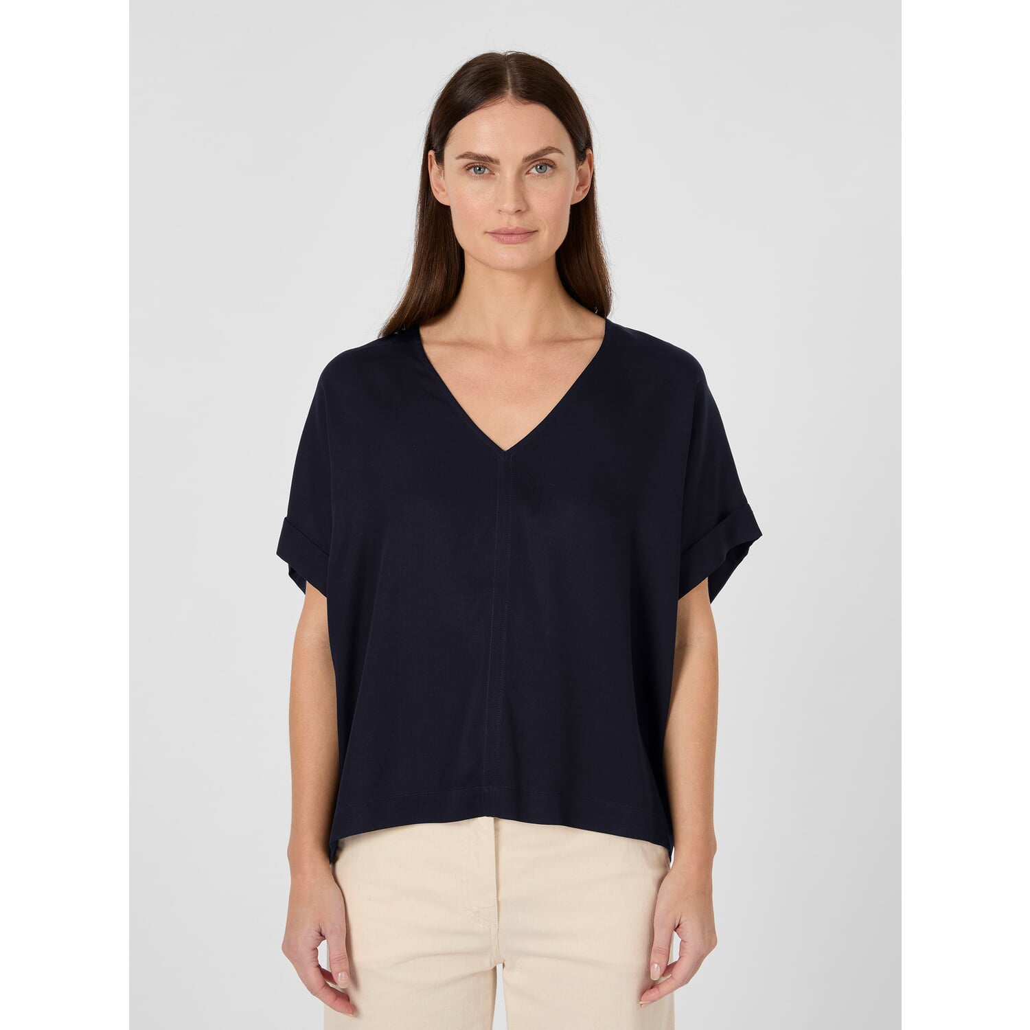 Ladies blouse short sleeve