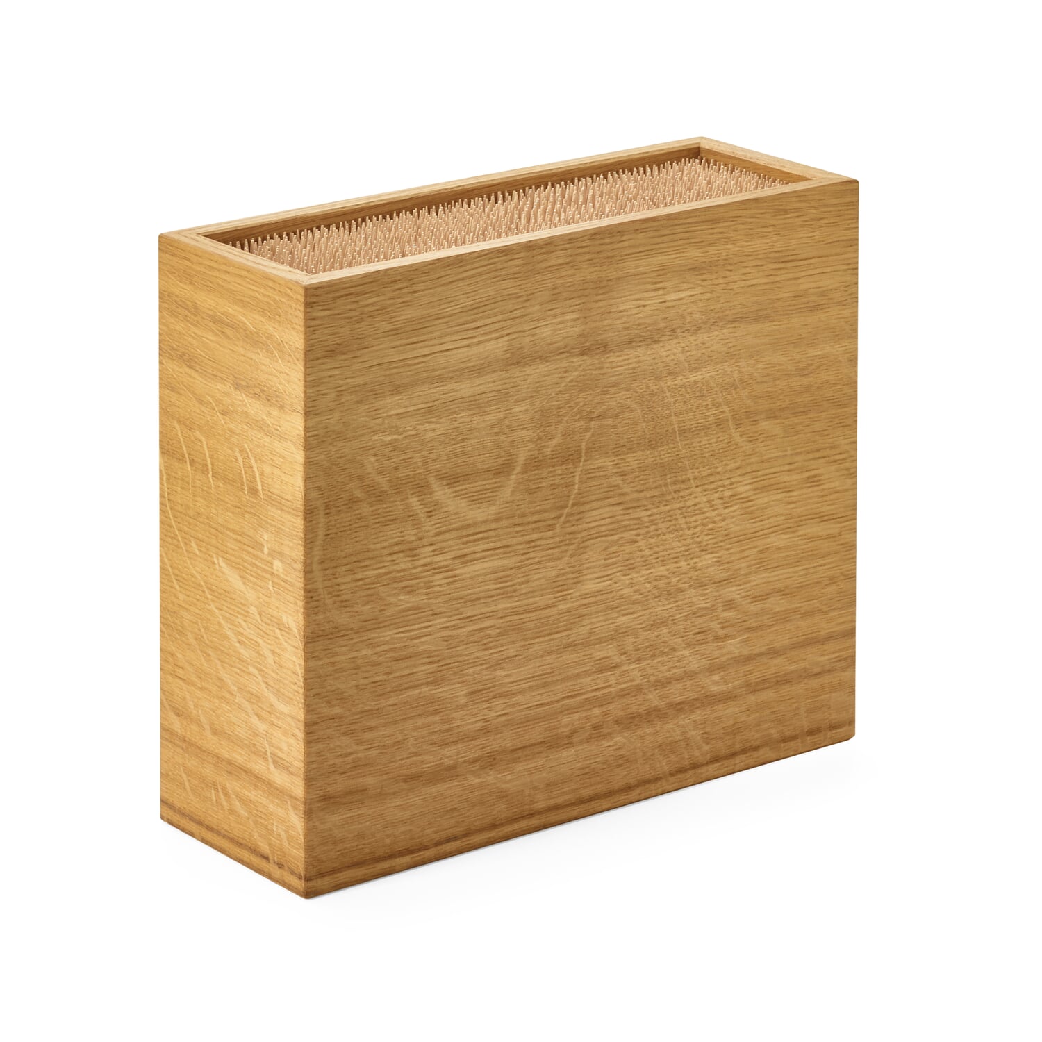 Flexible knife block oak