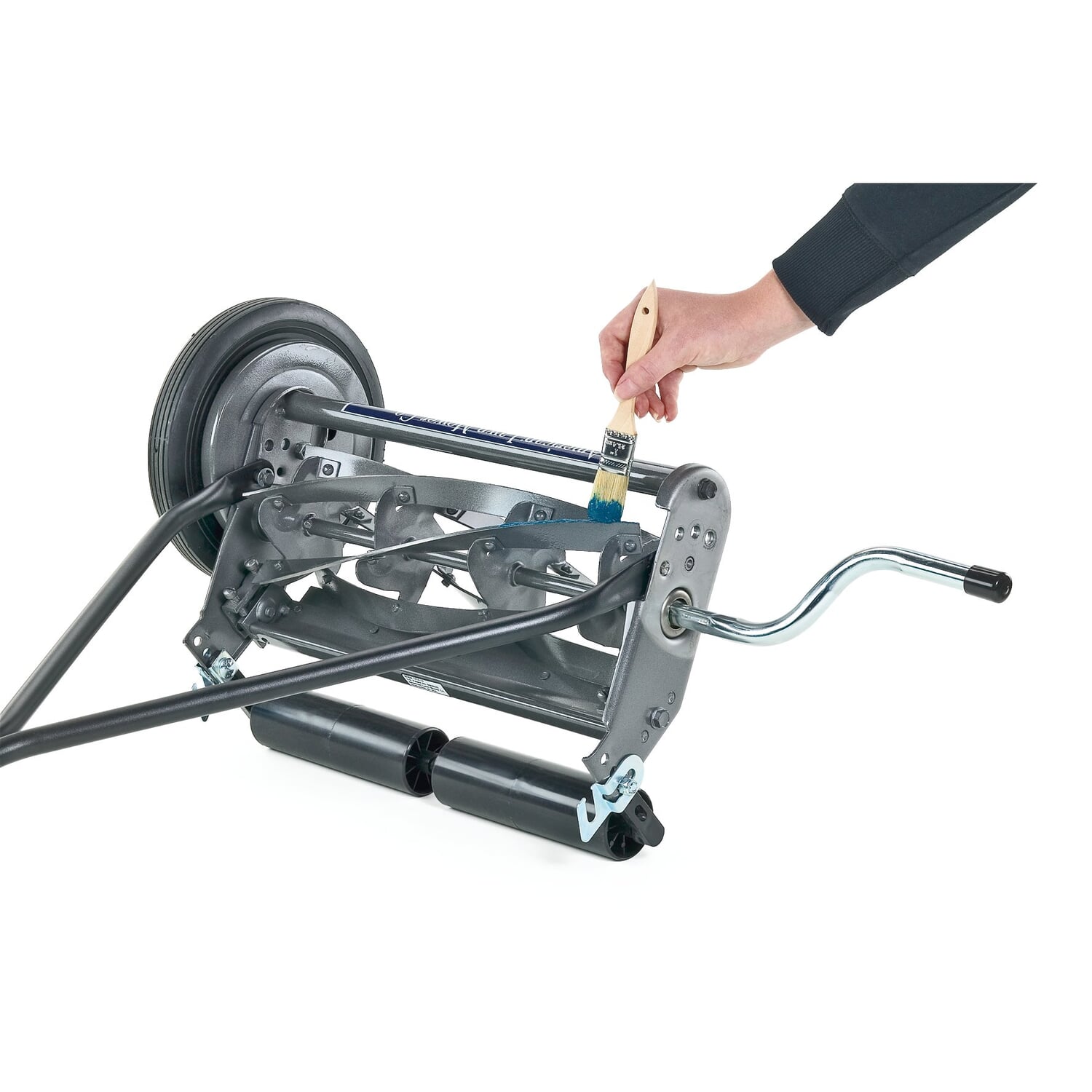 Sharpening set lawn mower manual operation