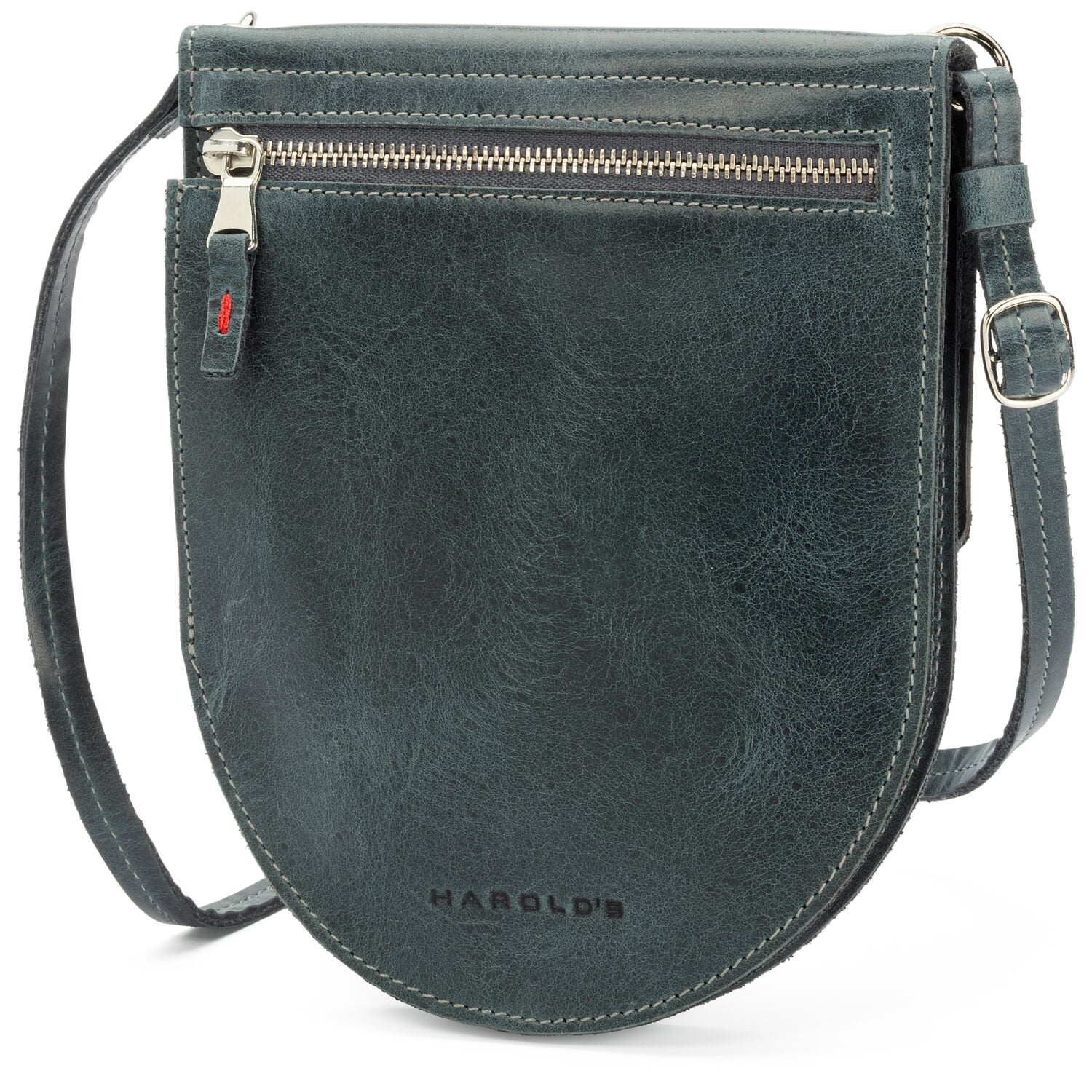 Ladies shoulder bag, small, petrol