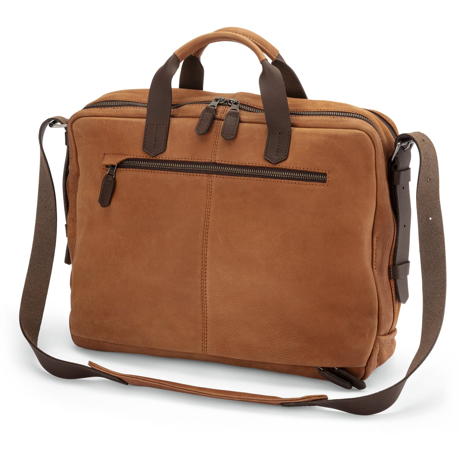 Notebook bag, cognac