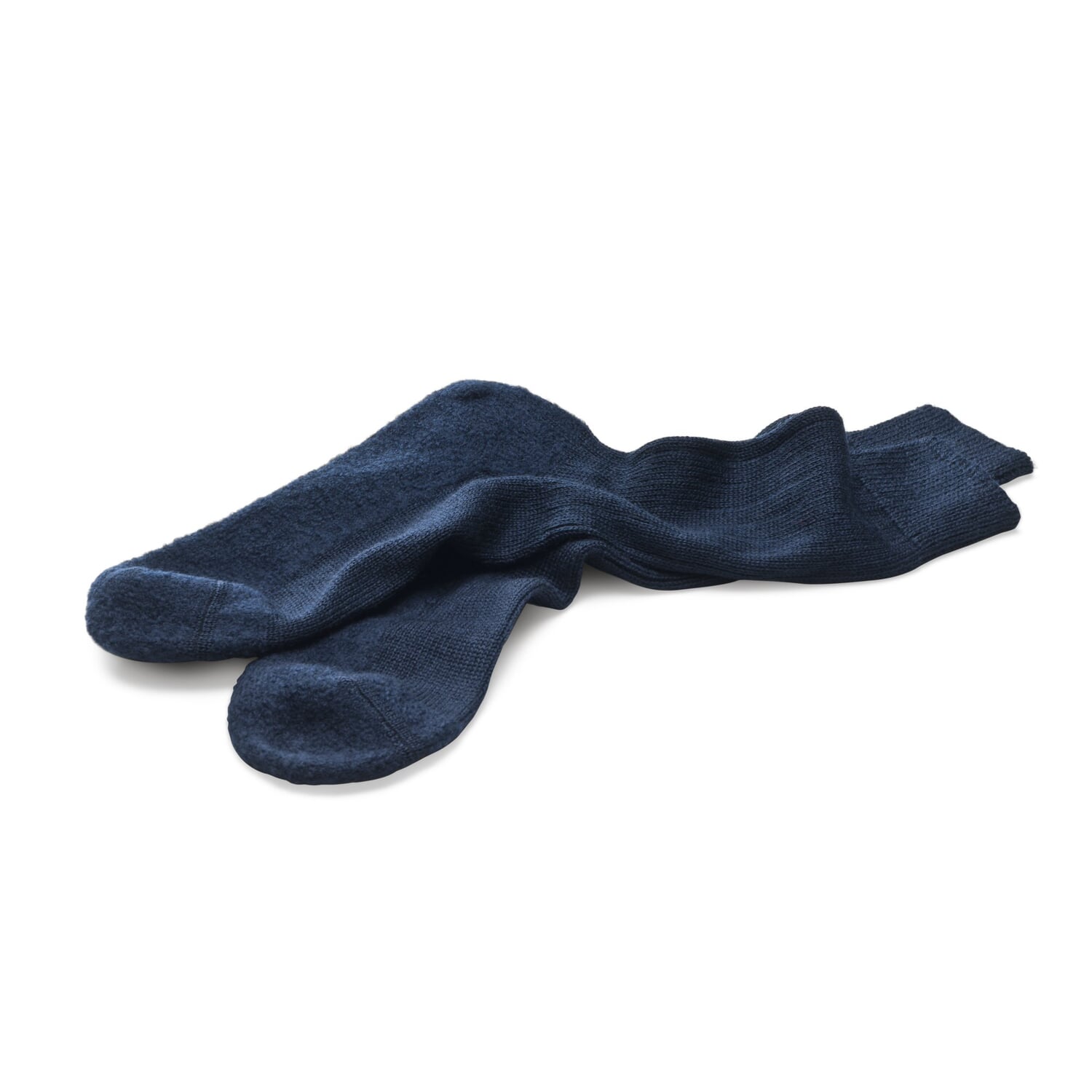 Wool sock with fulling felt sole