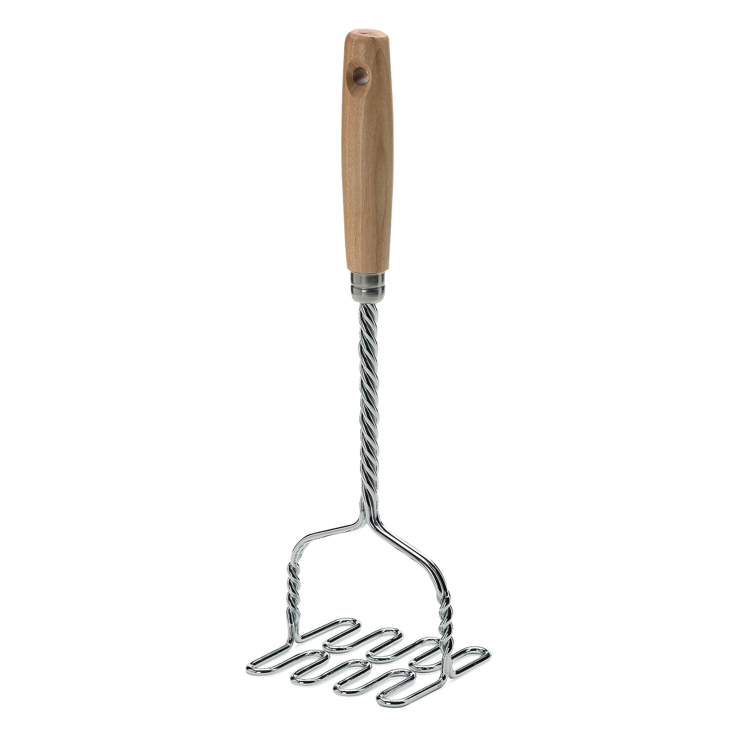 Potato masher chrome plated