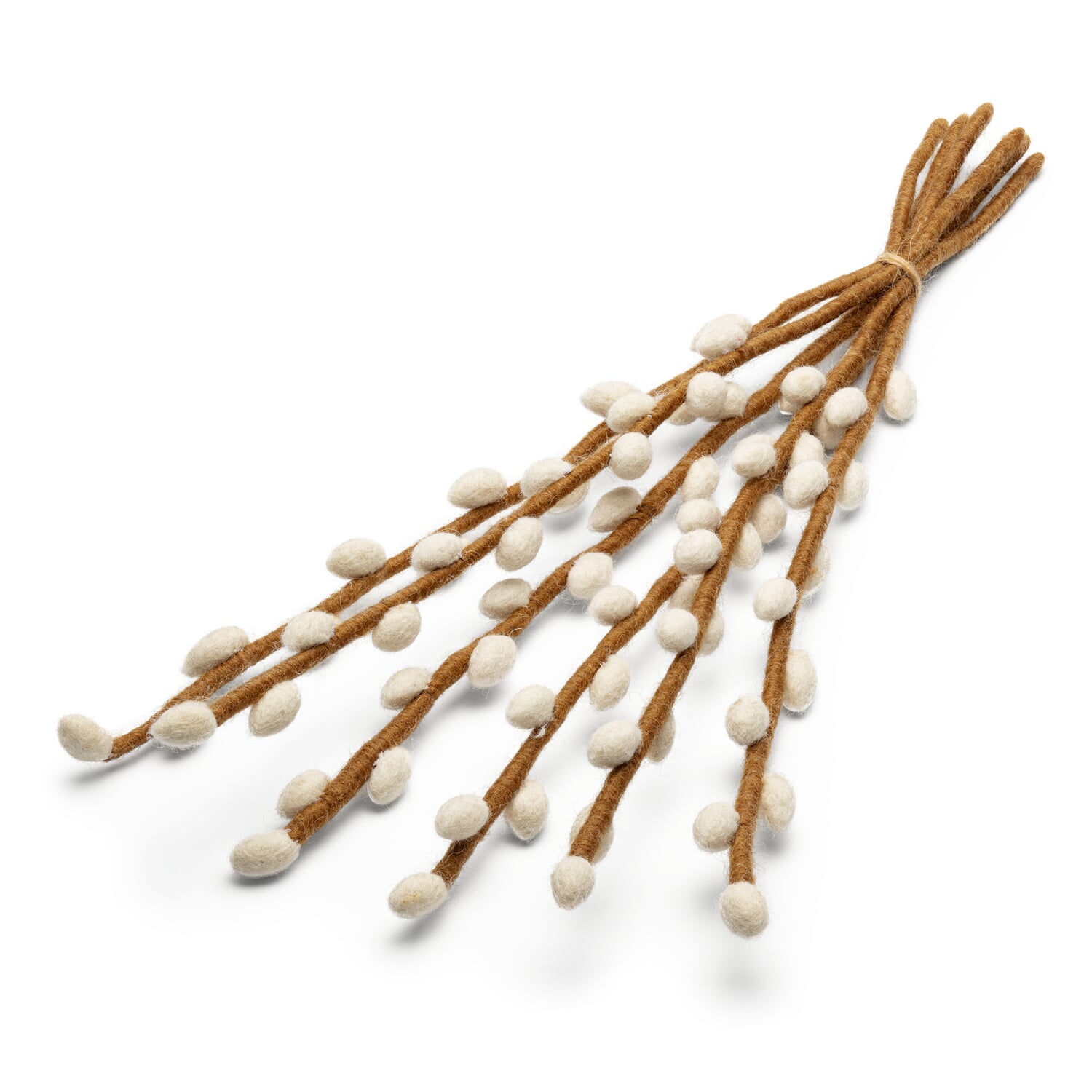 Willow catkin branch felt